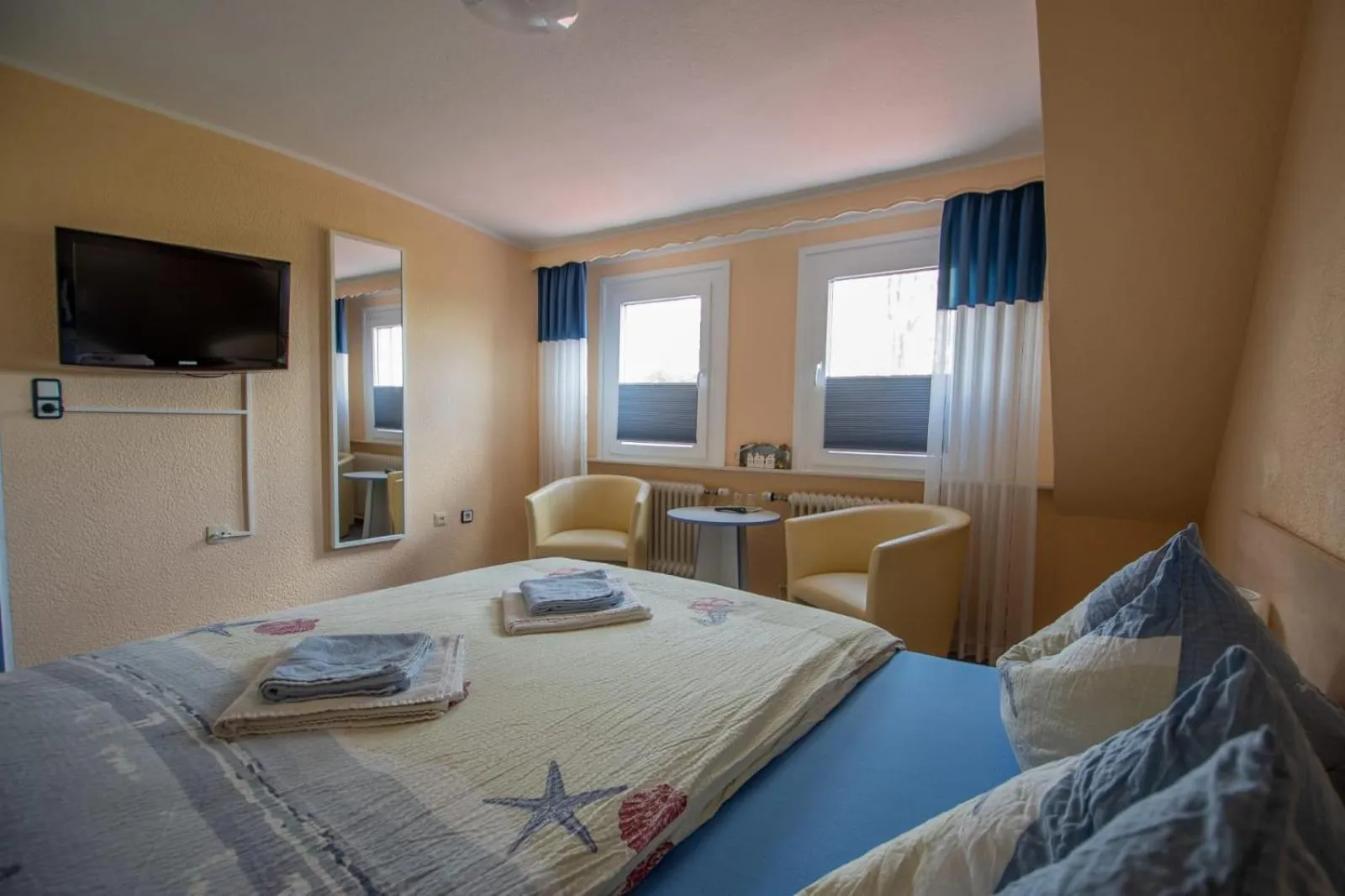 Bed in Hotel Norden Norddeich