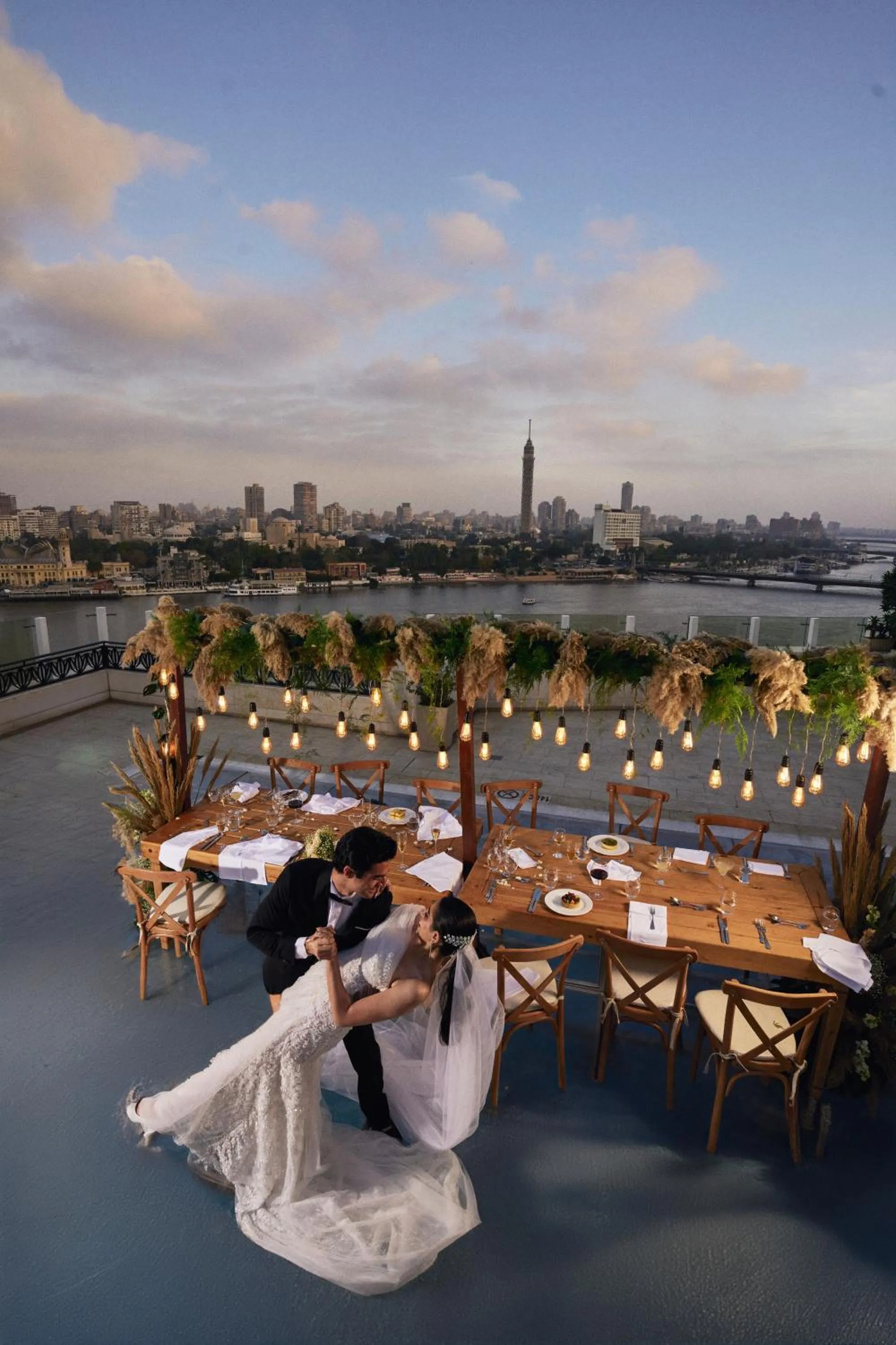 River view in Kempinski Nile Hotel, Cairo