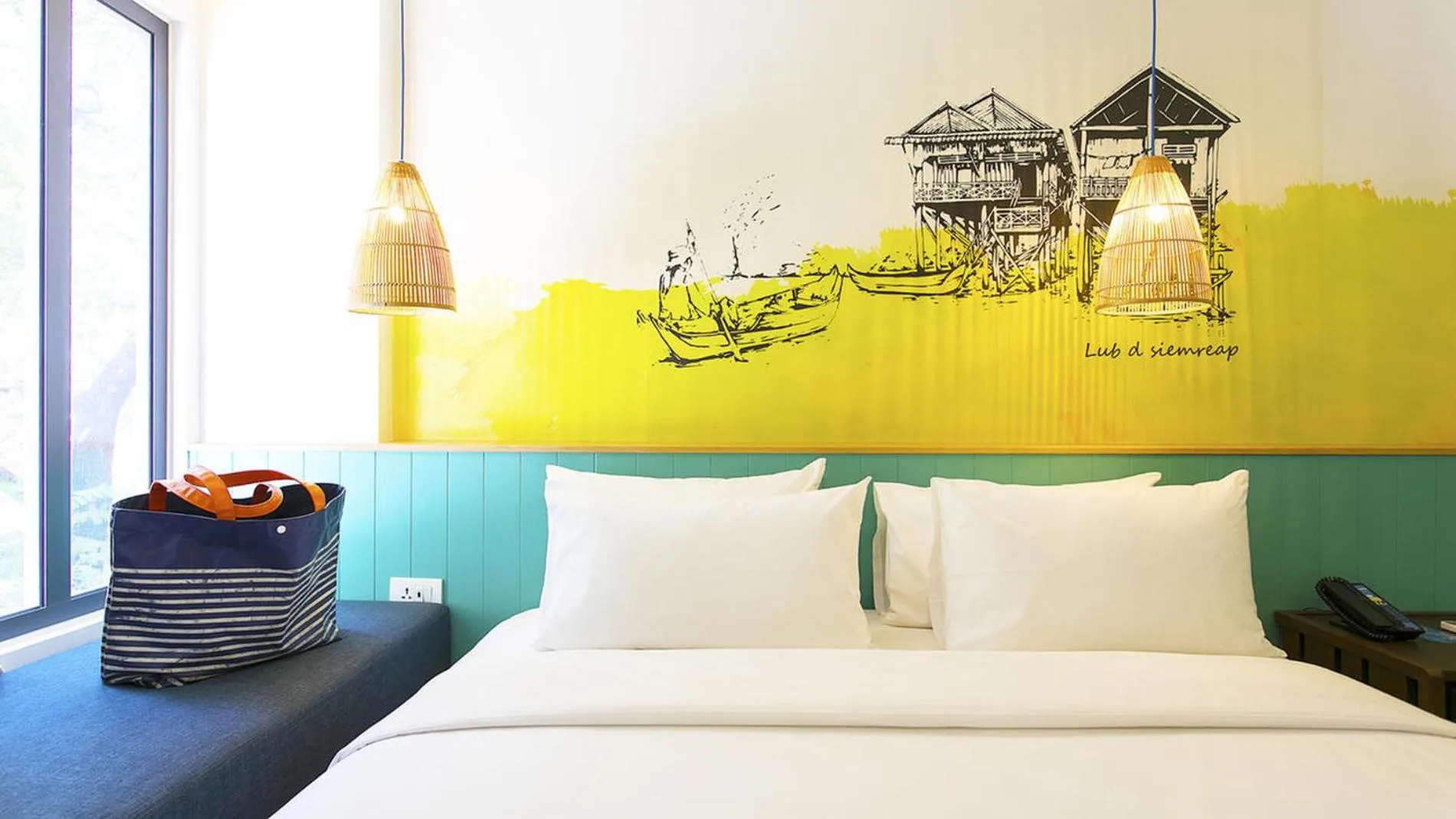 Deluxe Double Room in Lub d Siem Reap - Near Pub Street & Angkor Wat