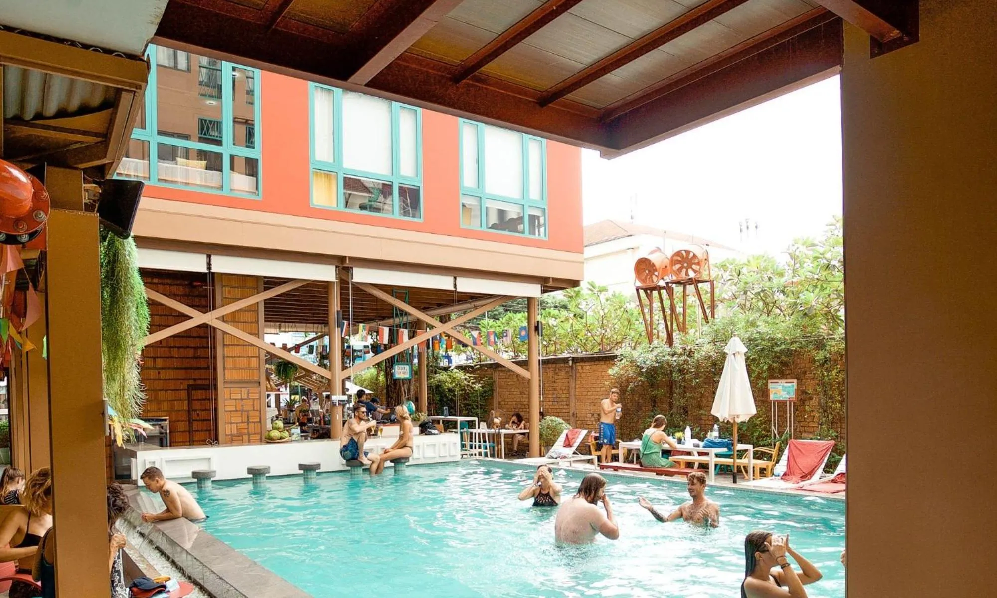 Swimming pool in Lub d Siem Reap - Near Pub Street & Angkor Wat