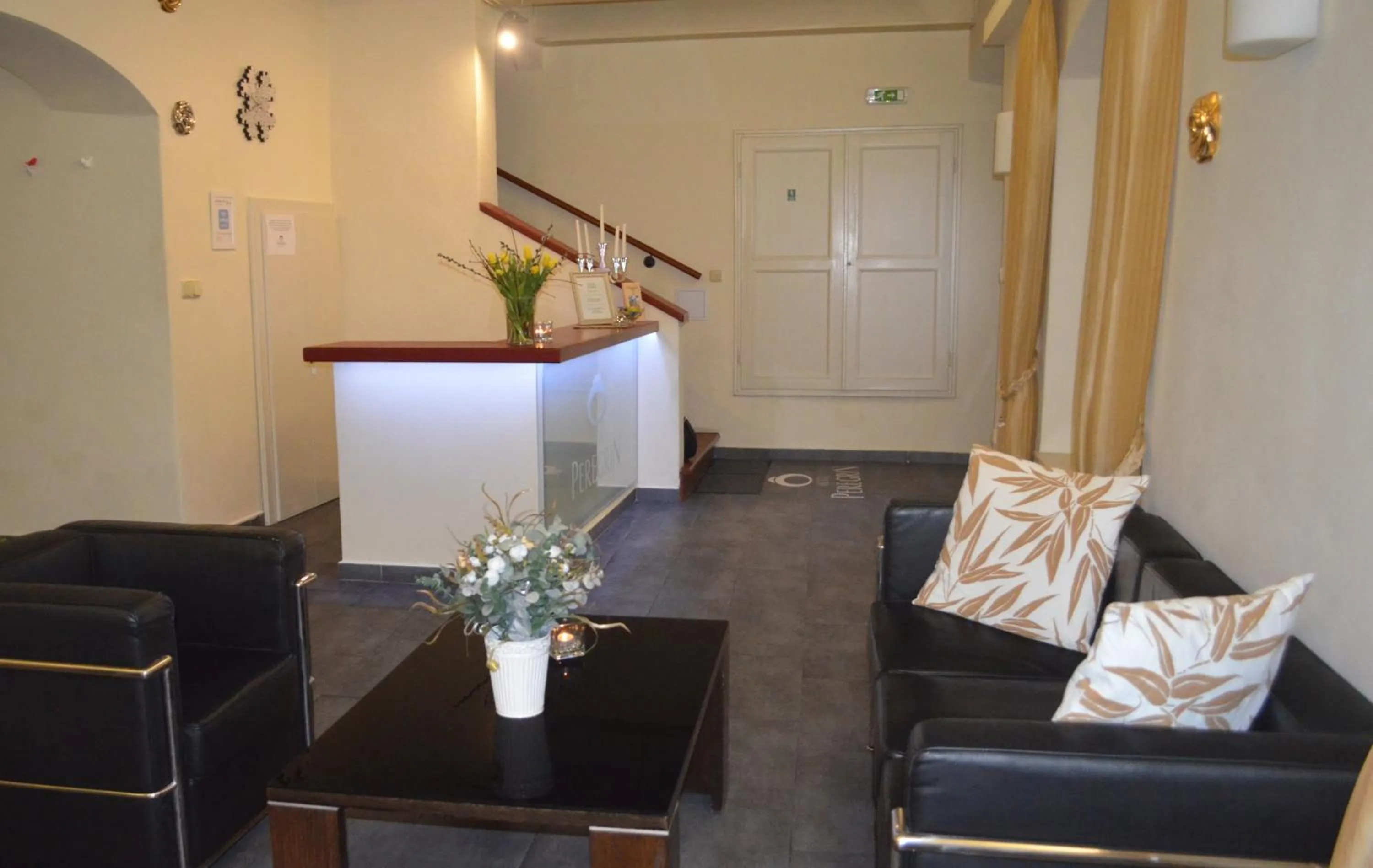 Lobby or reception in Hotel Peregrin