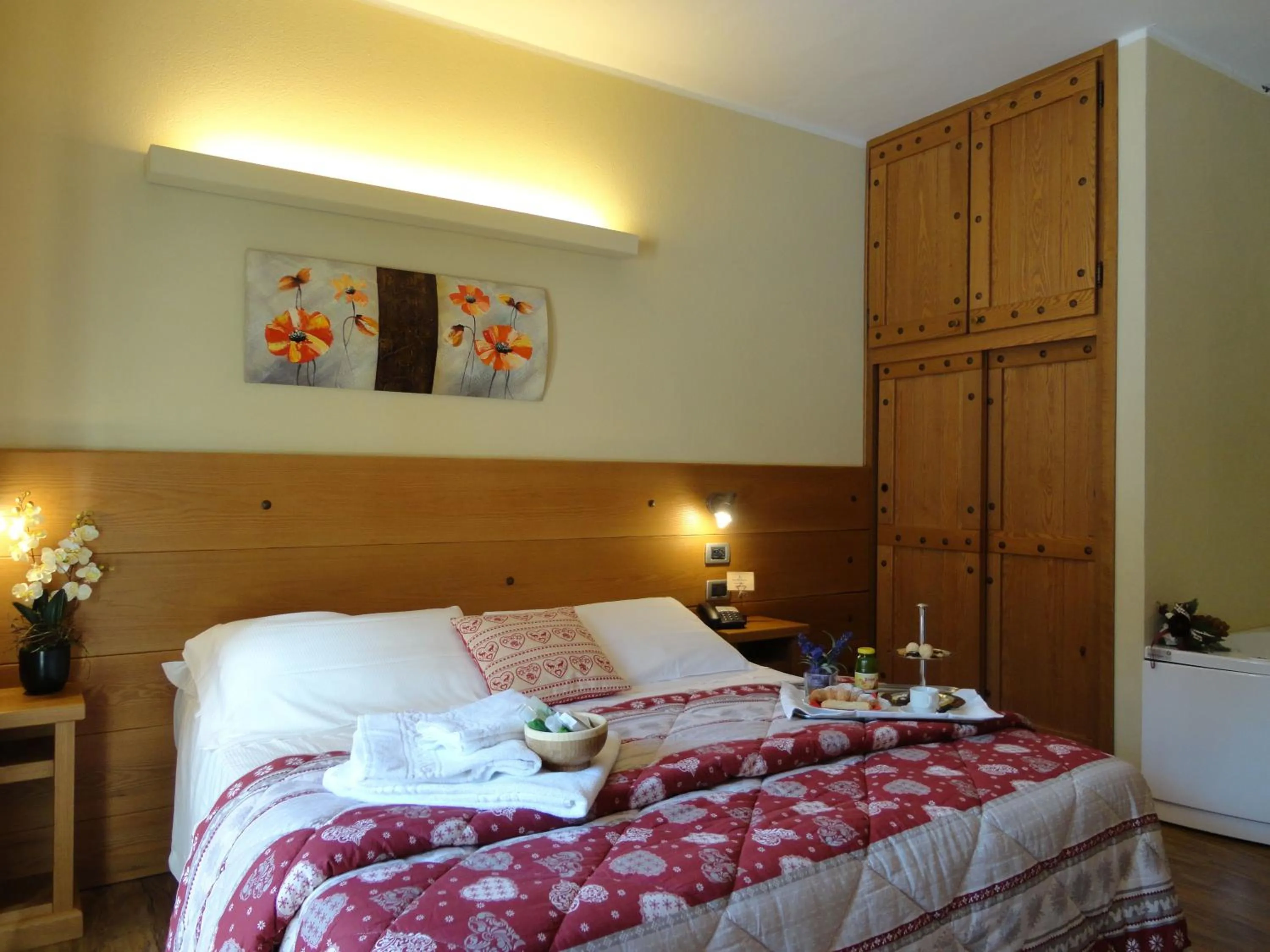 Bed in Grand Hotel Principe