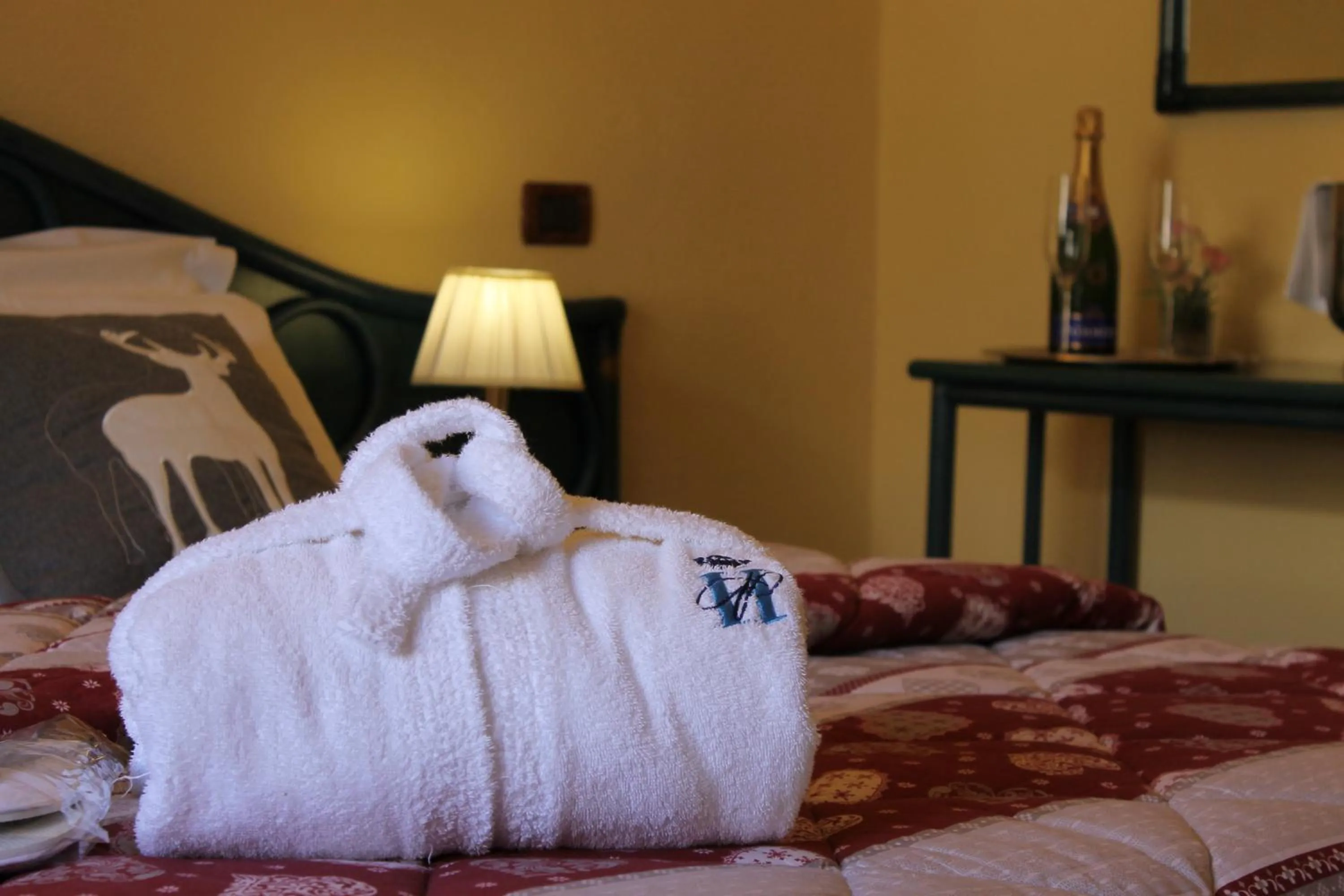 Decorative detail, Bed in Grand Hotel Principe