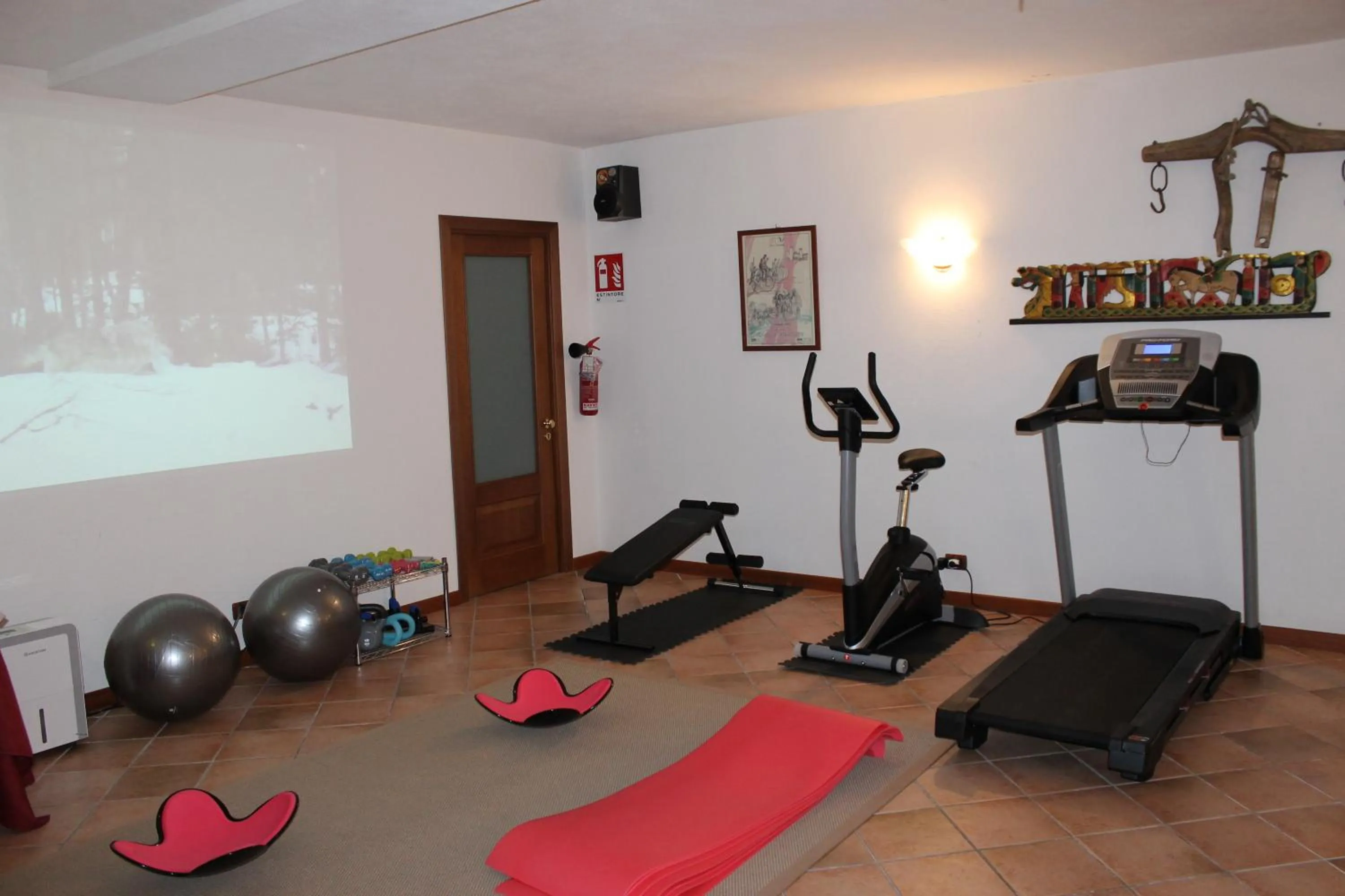 Fitness centre/facilities in Grand Hotel Principe