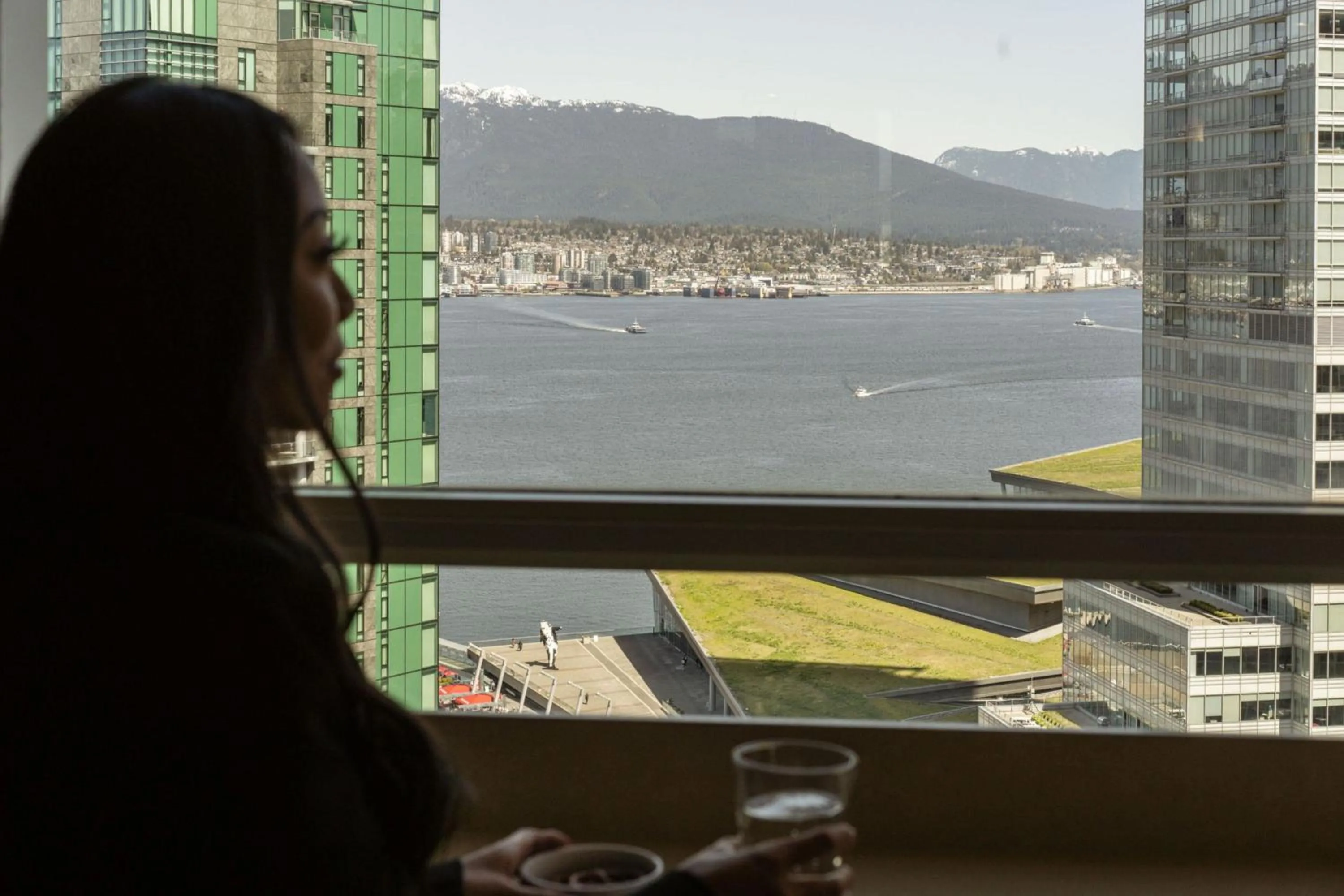 View (from property/room) in Vancouver Marriott Pinnacle Downtown Hotel