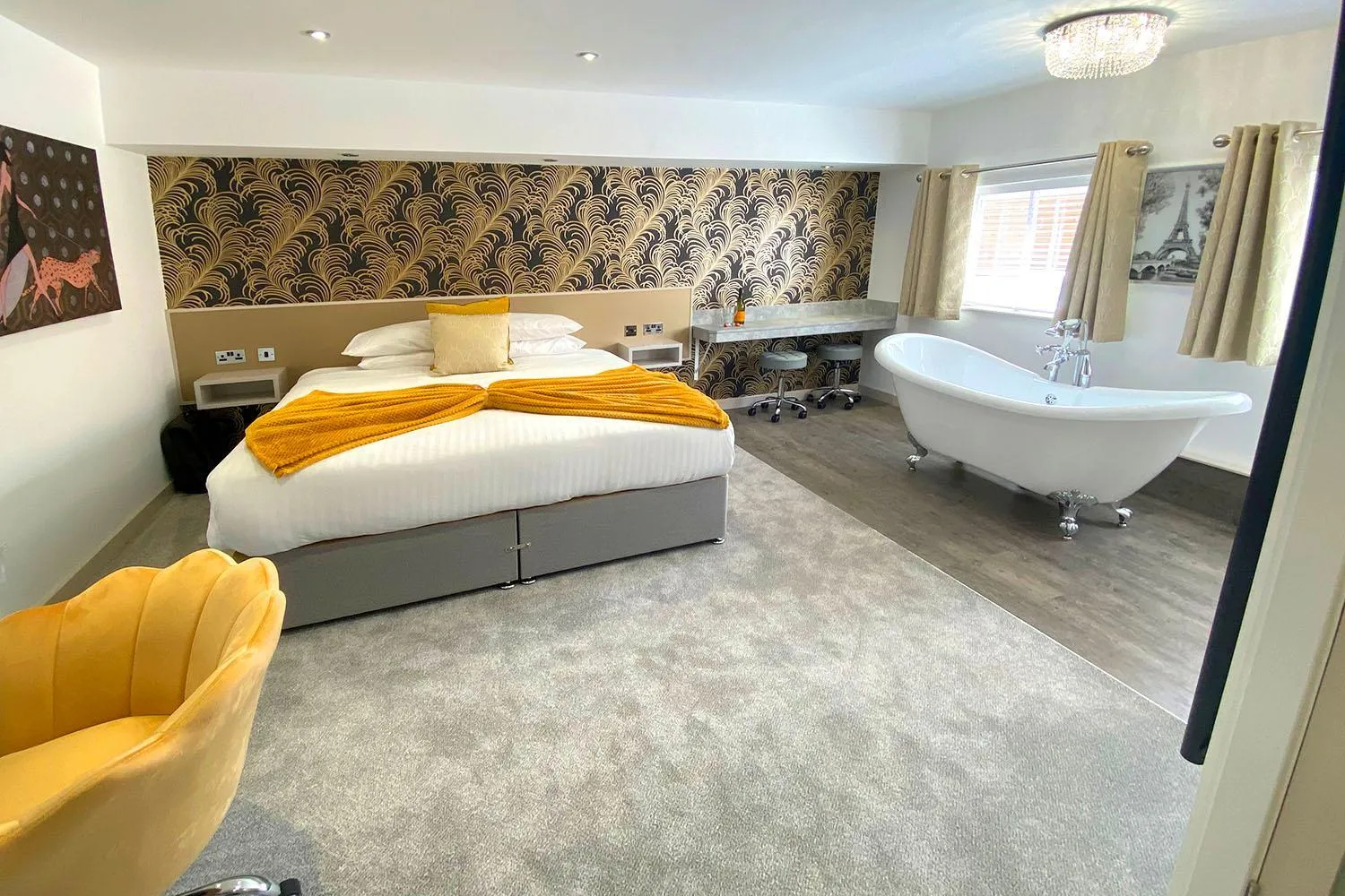 Bed in Damon’s Hotel