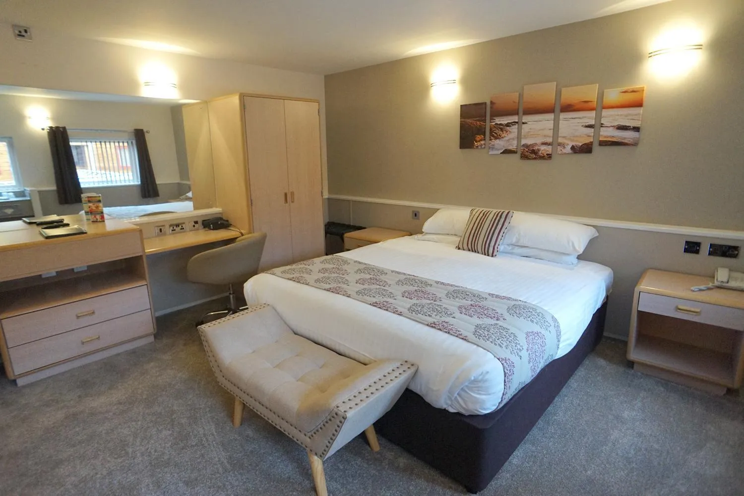 Bed in Damon’s Hotel