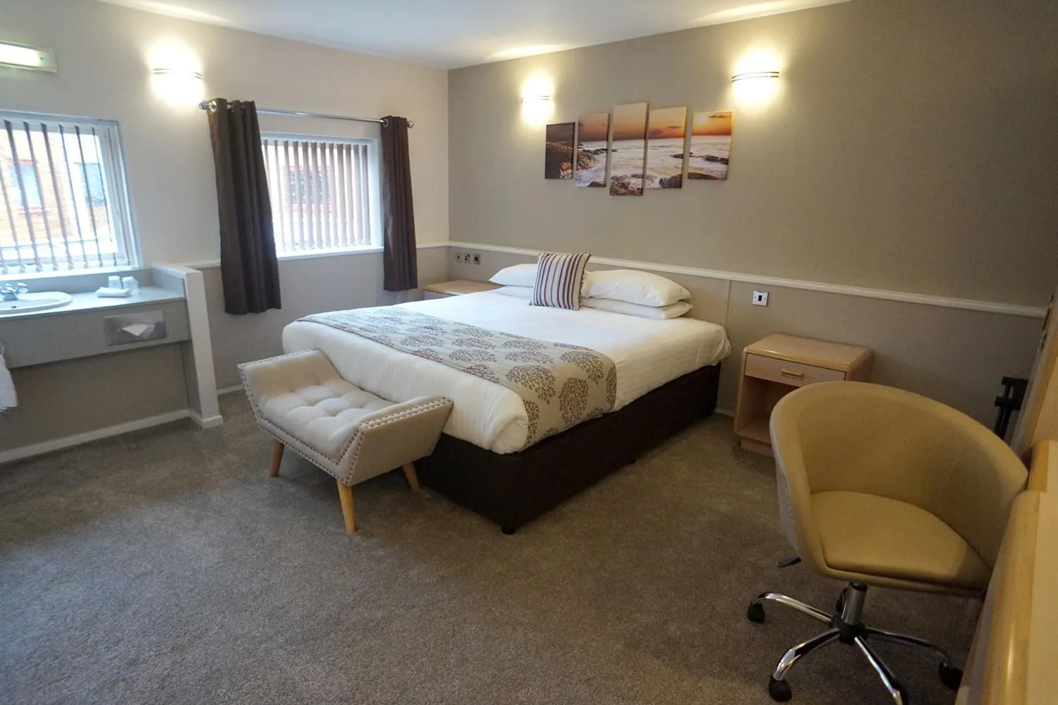 Bed in Damon’s Hotel