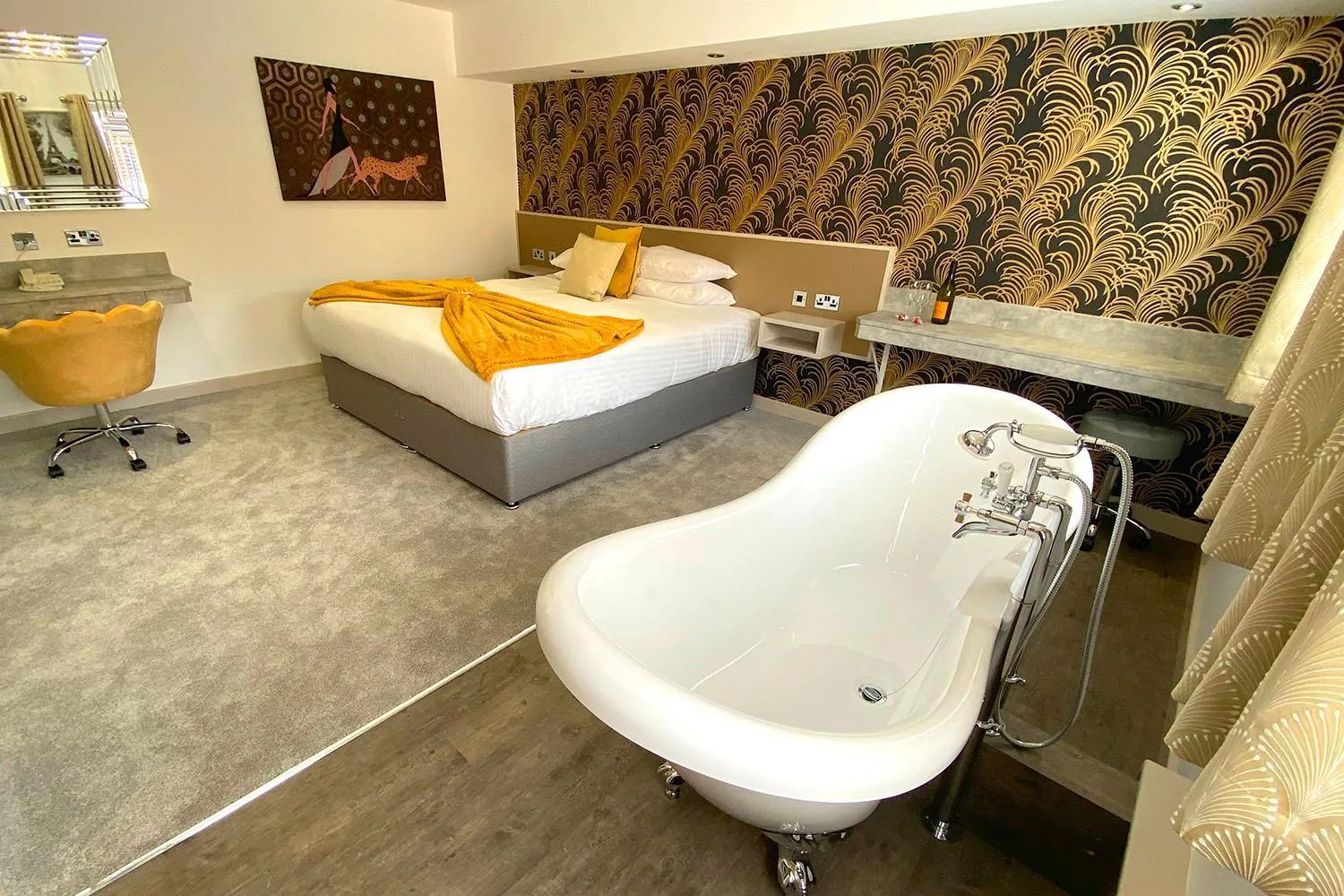 Bed in Damon’s Hotel