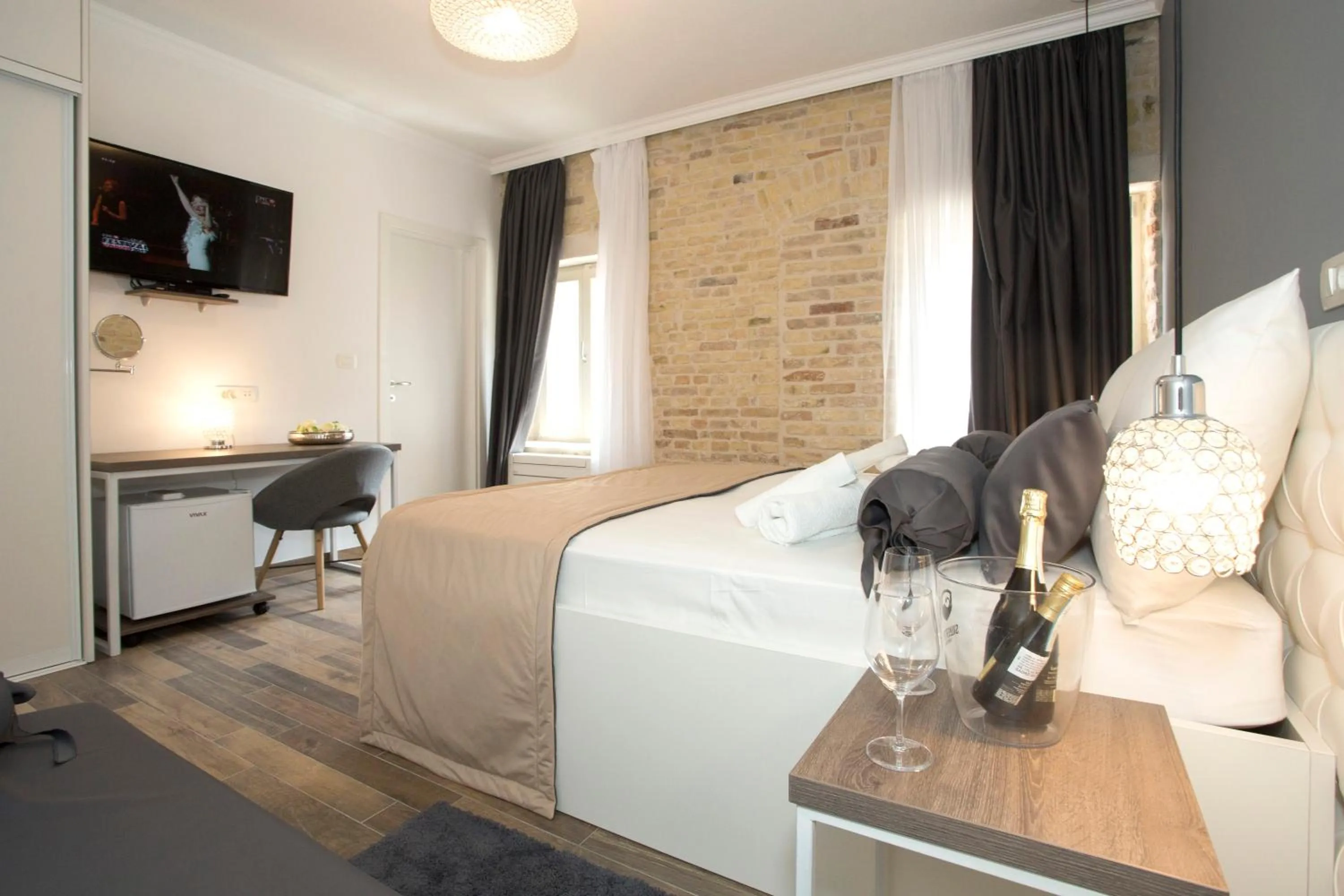 Bedroom, Bed in Aspalathos Residence