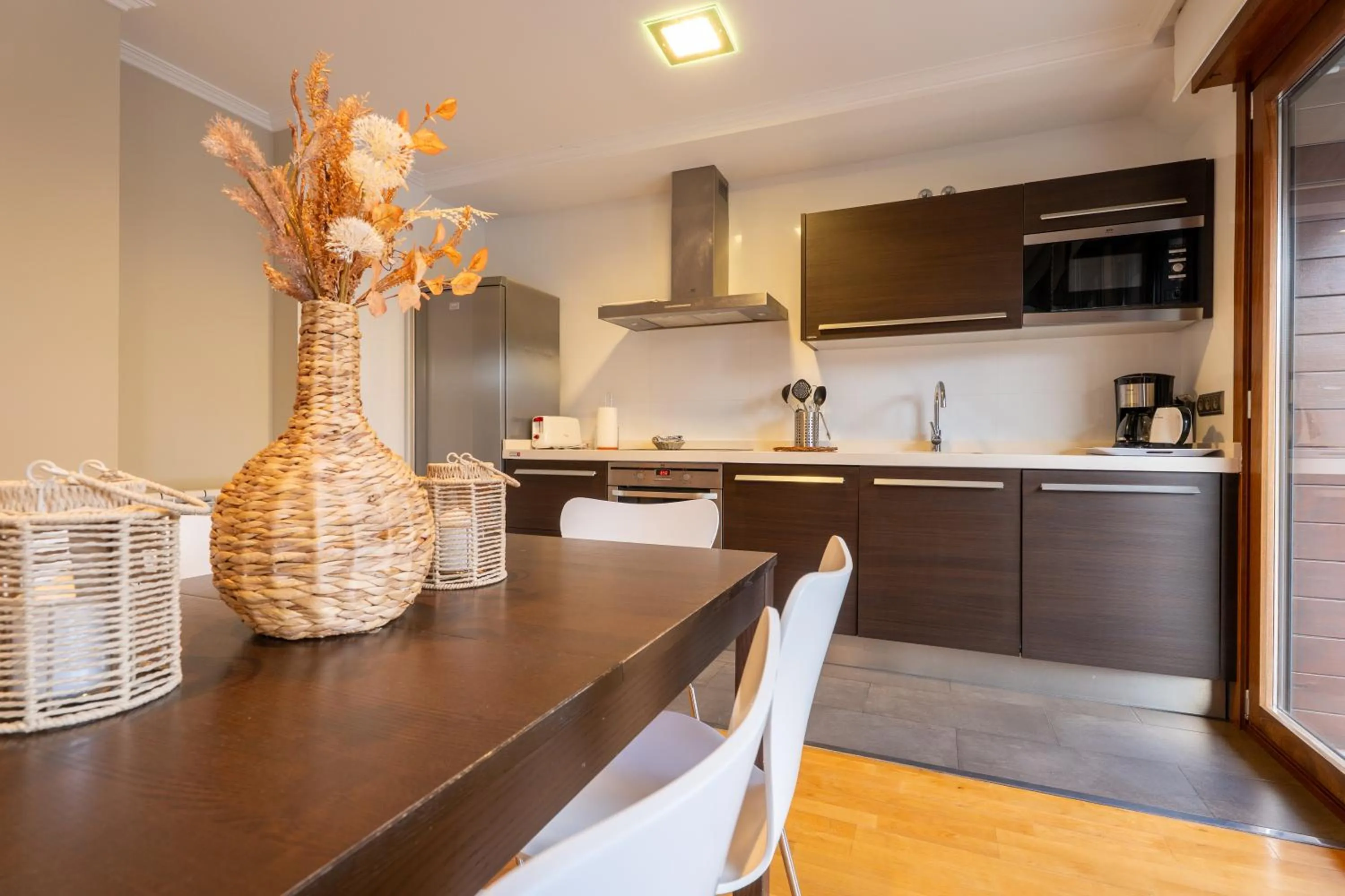 Kitchen or kitchenette in Apartamentos Albatros