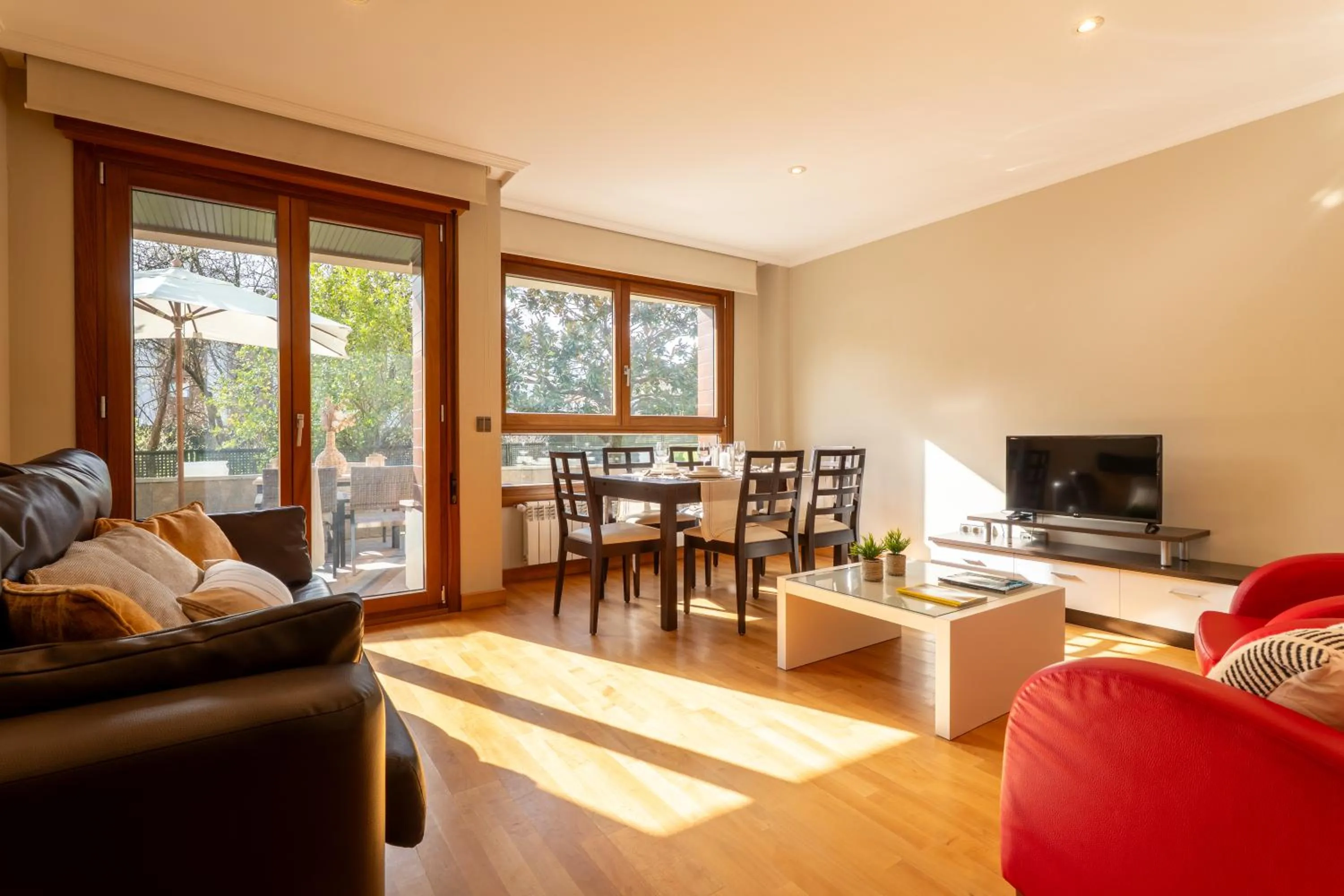 Living room in Apartamentos Albatros