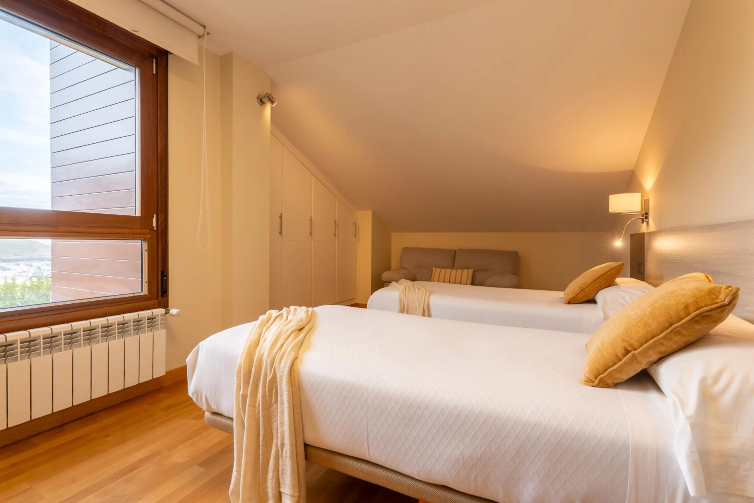 Bed in Apartamentos Albatros