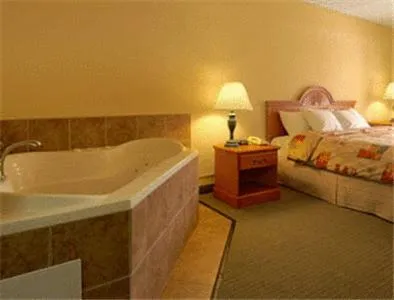 Decorative detail, Bed in Super 8 by Wyndham Nashville Near Downtown / I-40