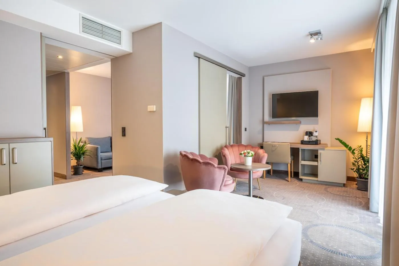 Bed in Hotel Kaliebe