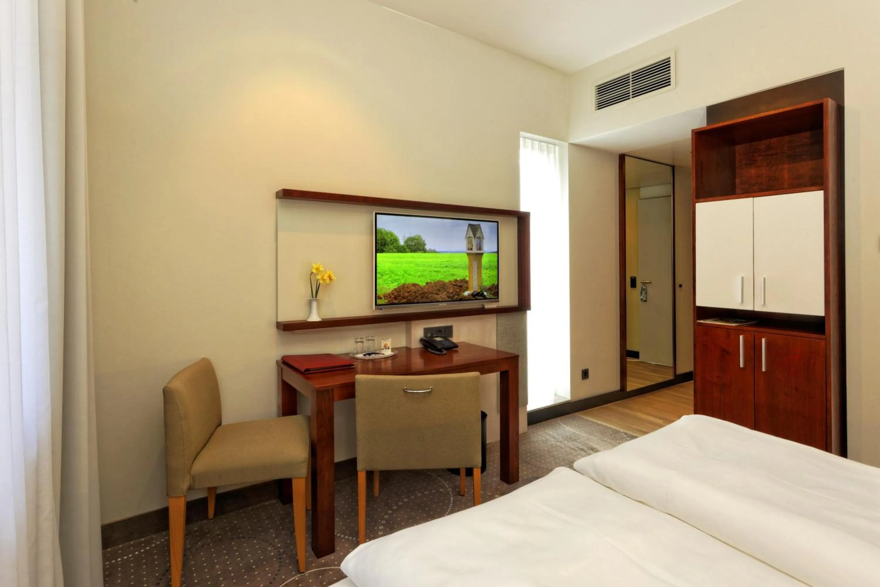 Seating area, Bed in Hotel Kaliebe