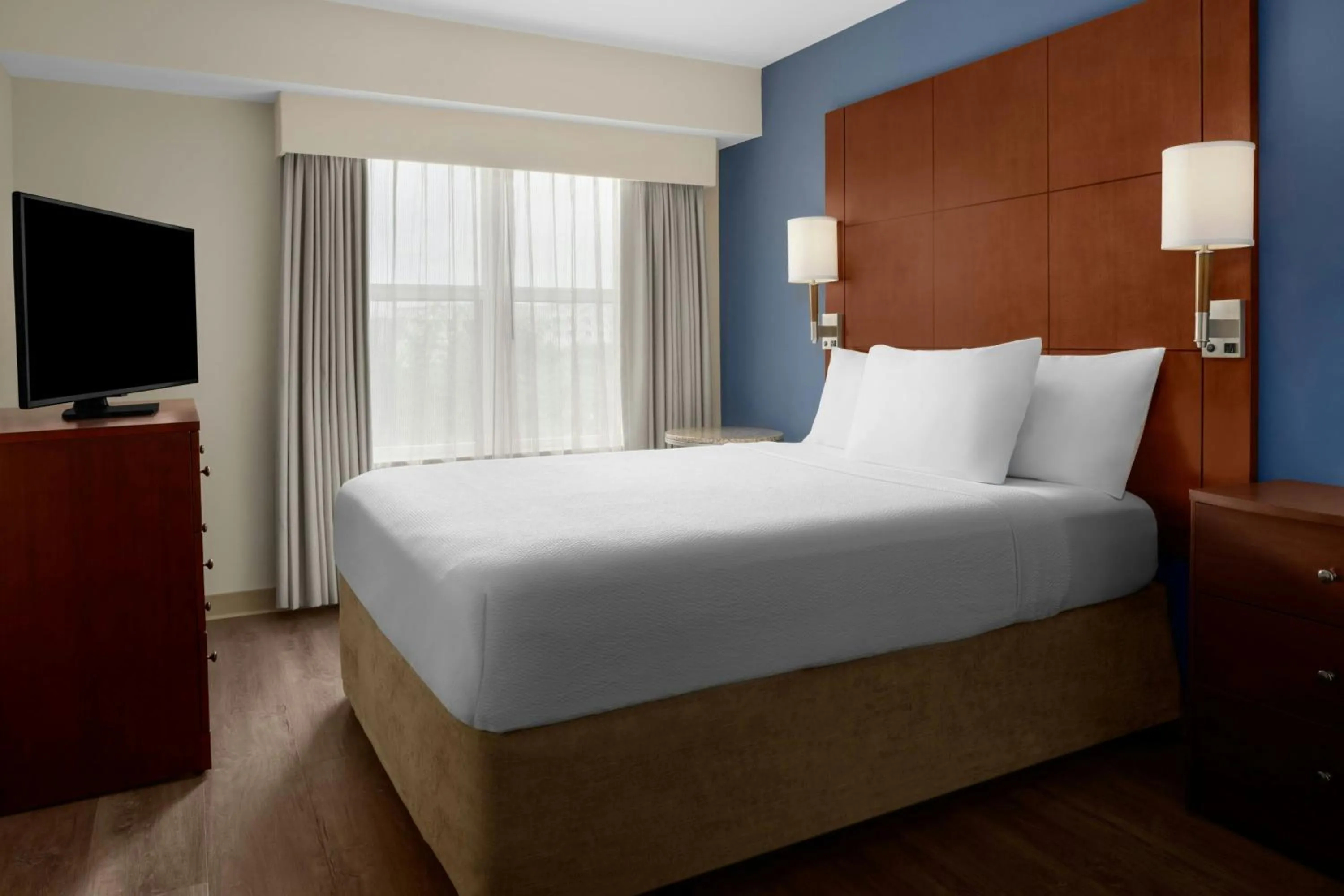 Bedroom, Bed in Residence Inn by Marriott Houston Katy Mills