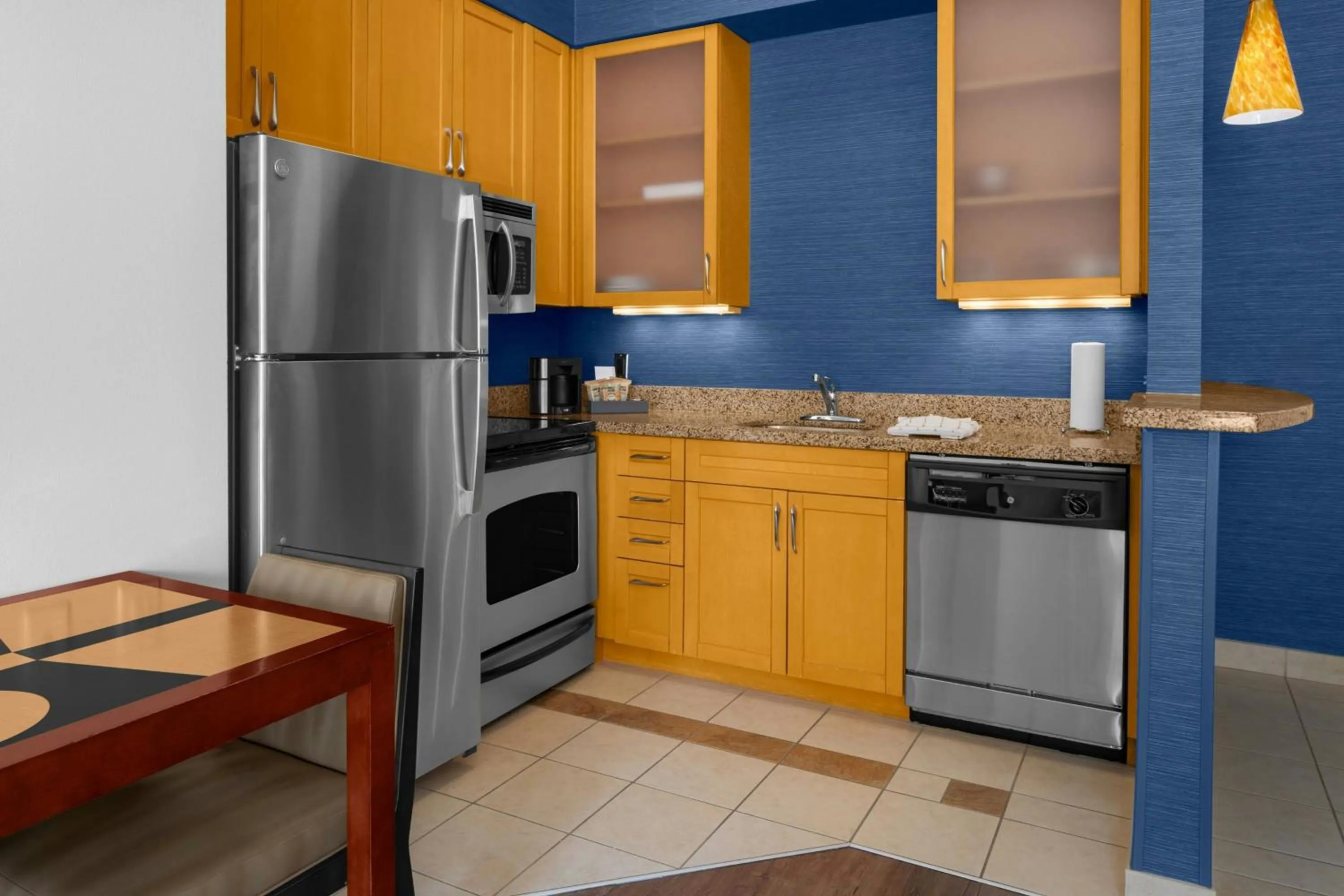 Kitchen or kitchenette in Residence Inn by Marriott Houston Katy Mills