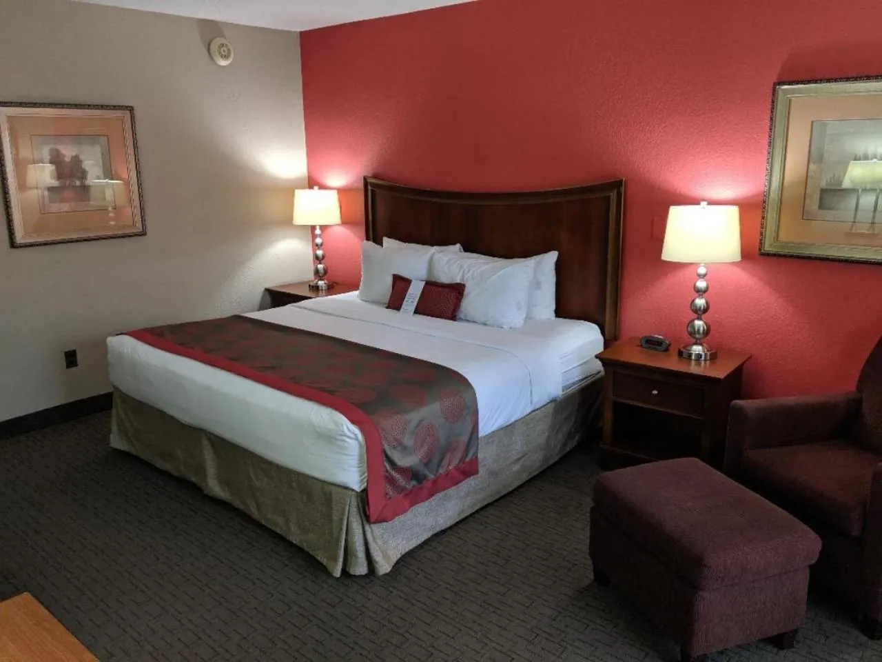 Bedroom, Bed in Ramada by Wyndham Raleigh