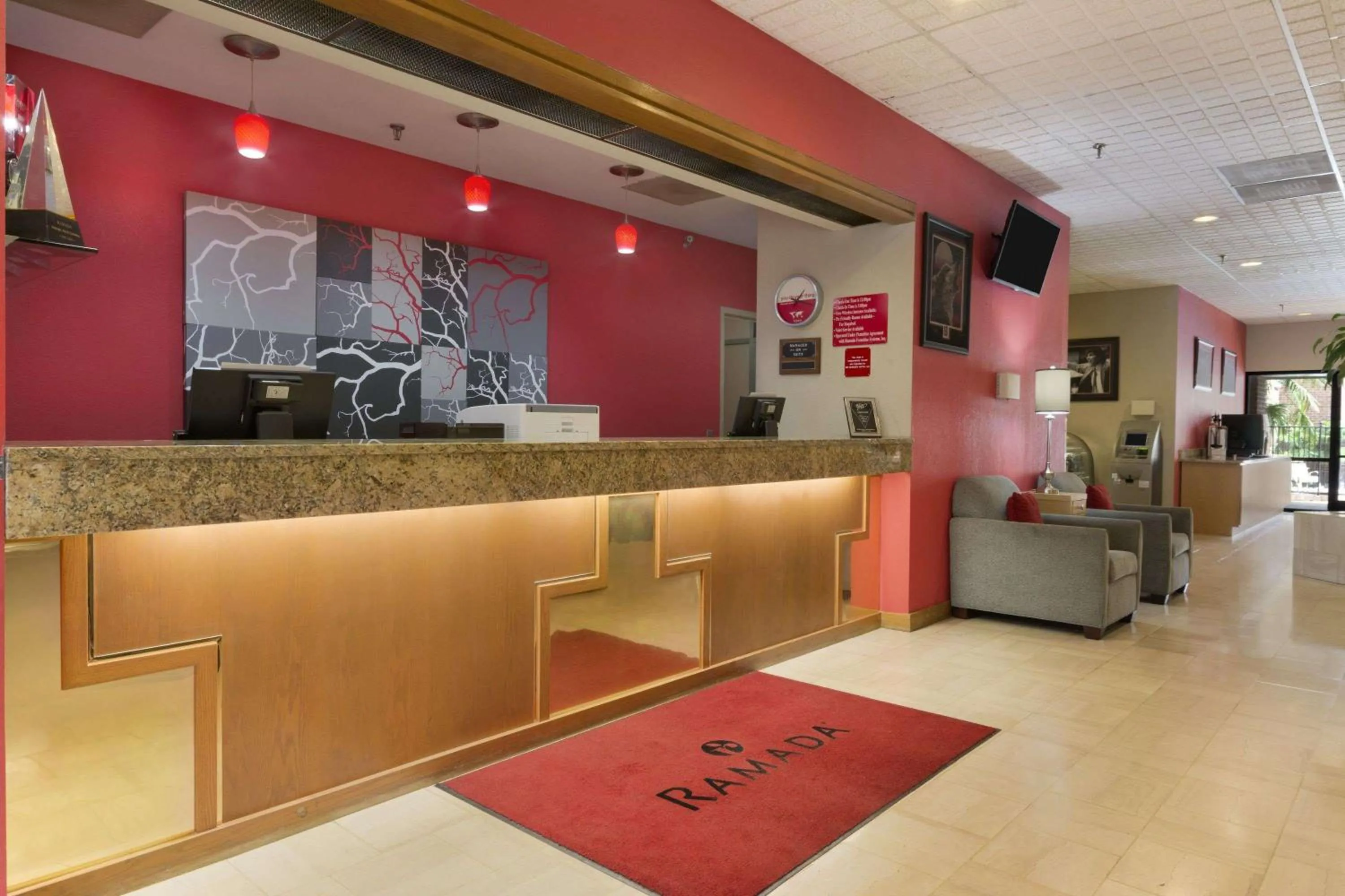 Lobby or reception in Ramada by Wyndham Raleigh