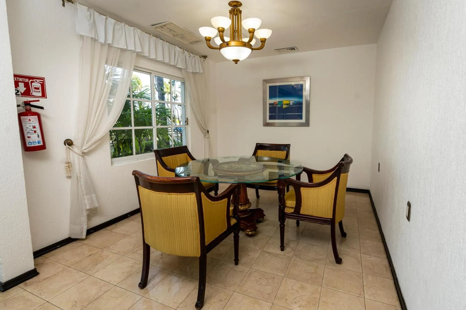 Seating area in Hotel Ocean View