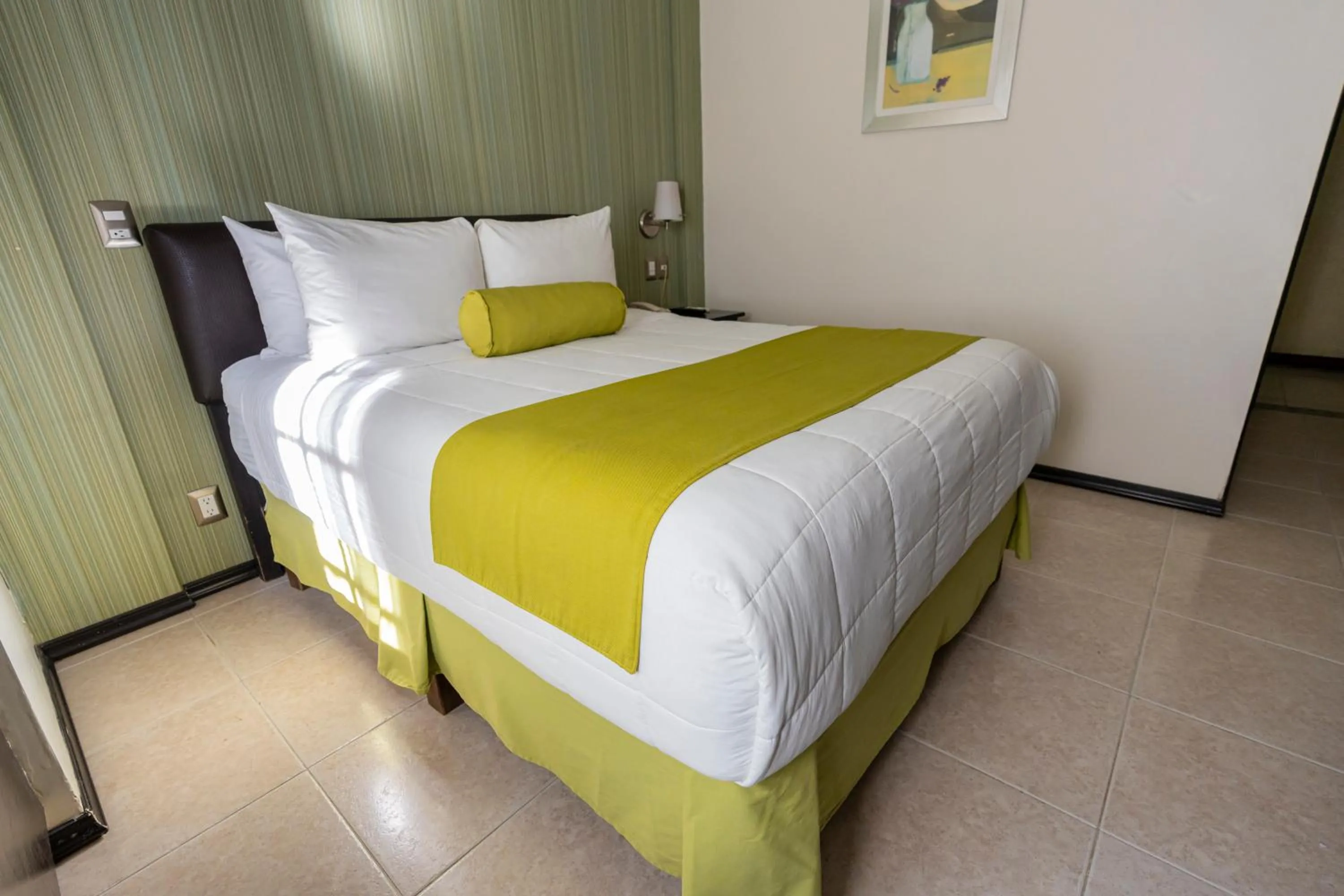 Bed in Hotel Ocean View