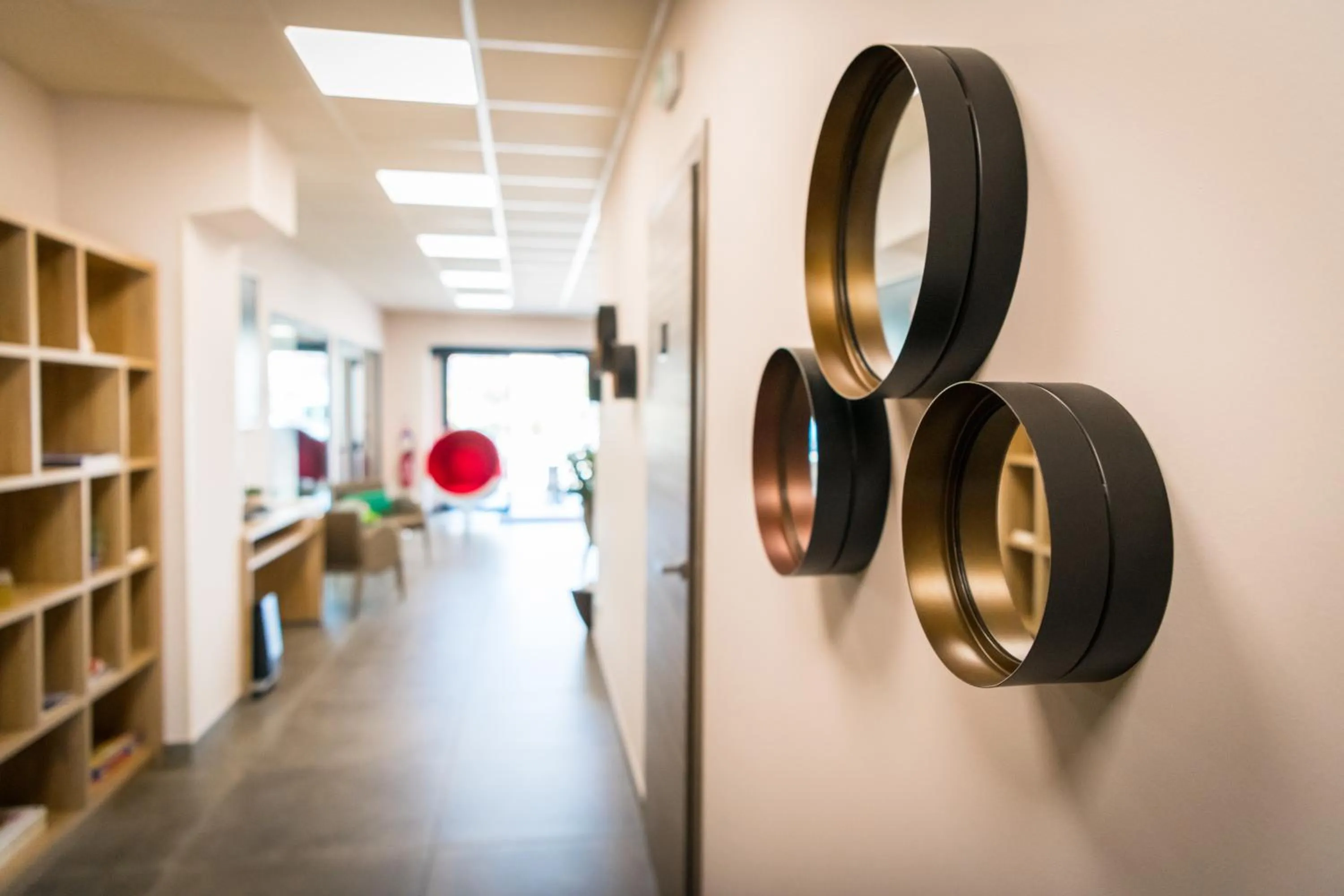 Communal lounge/ TV room in Hotel Residence Lido Marana Bastia Furiani