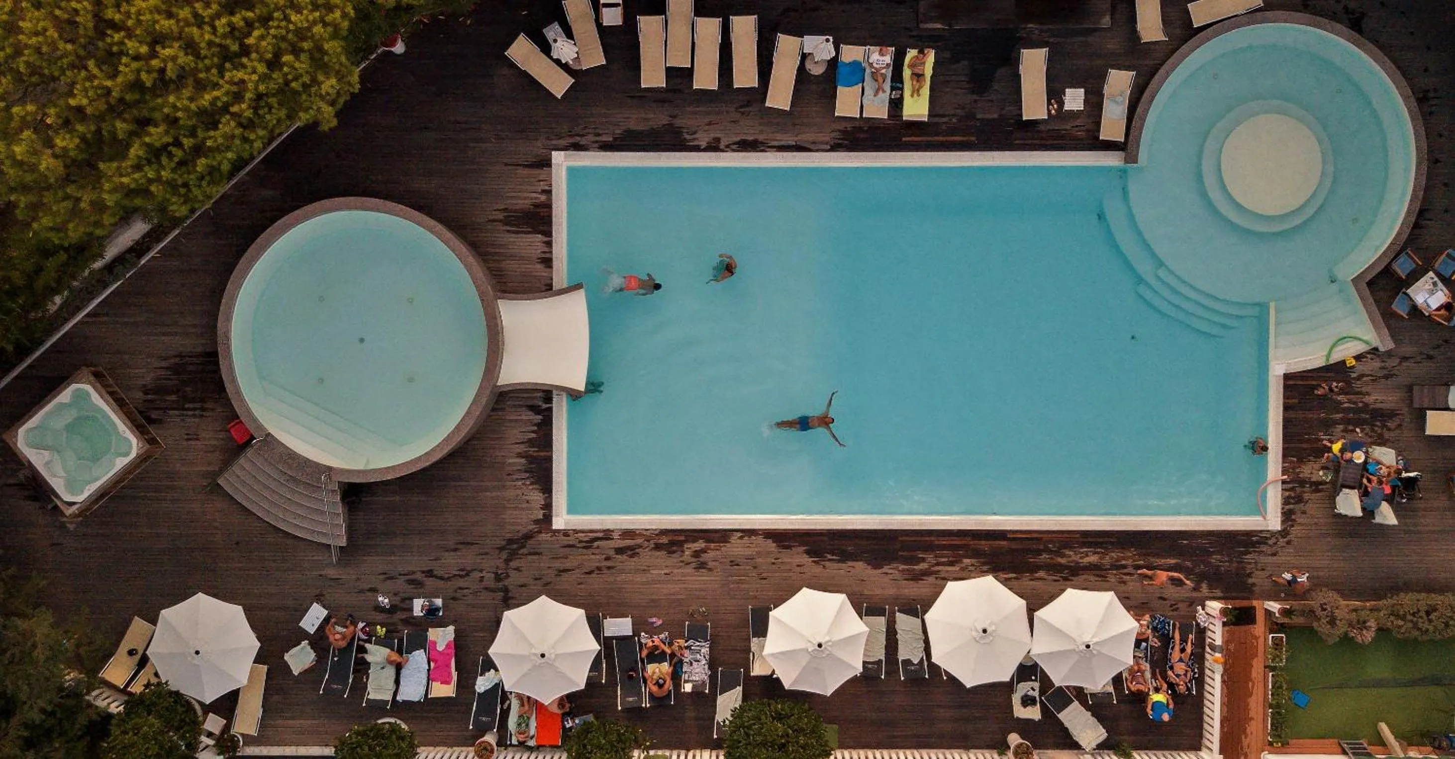 Pool view in Villaggio La Pescaccia