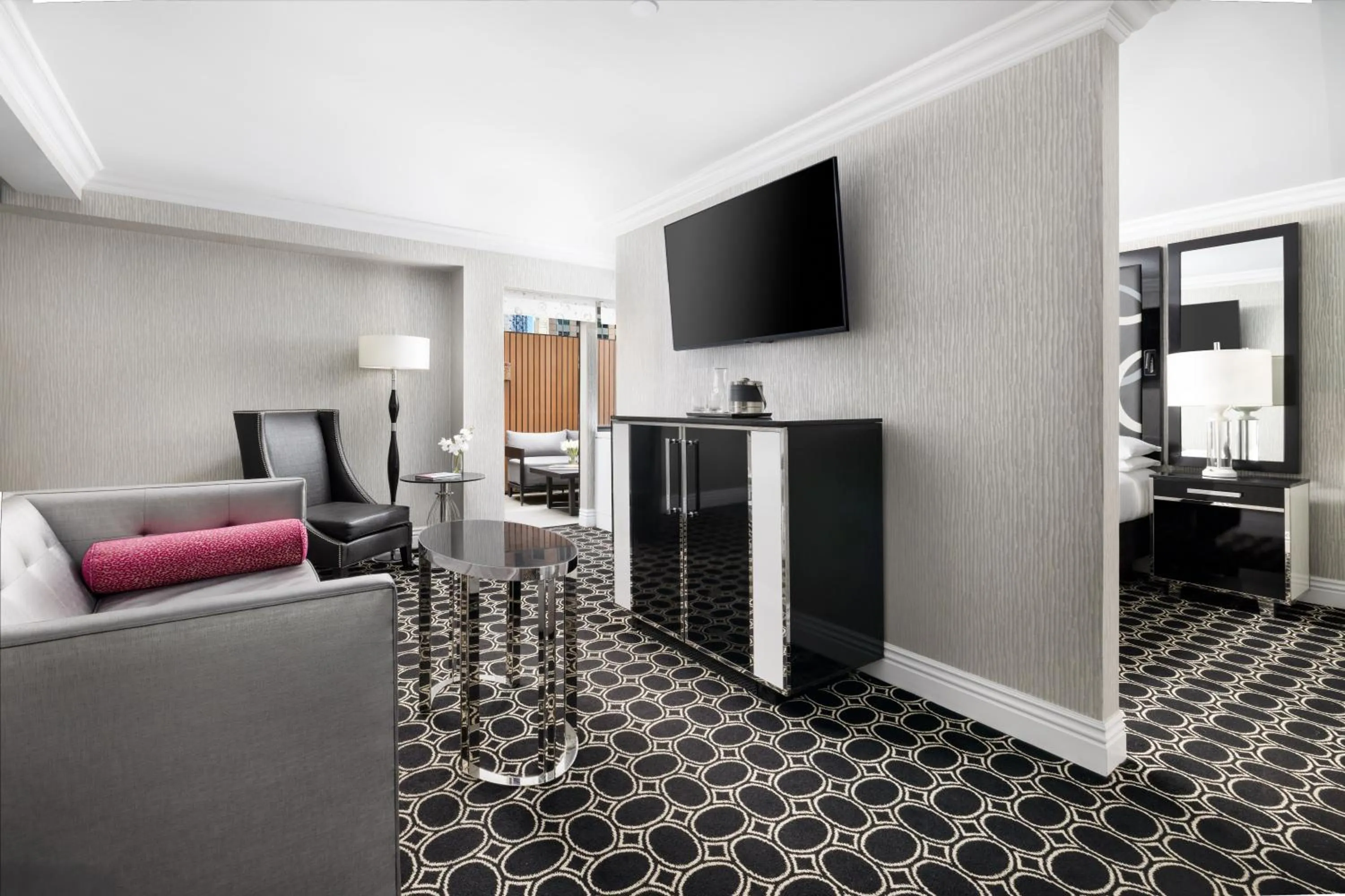 Seating area in The Muse New York