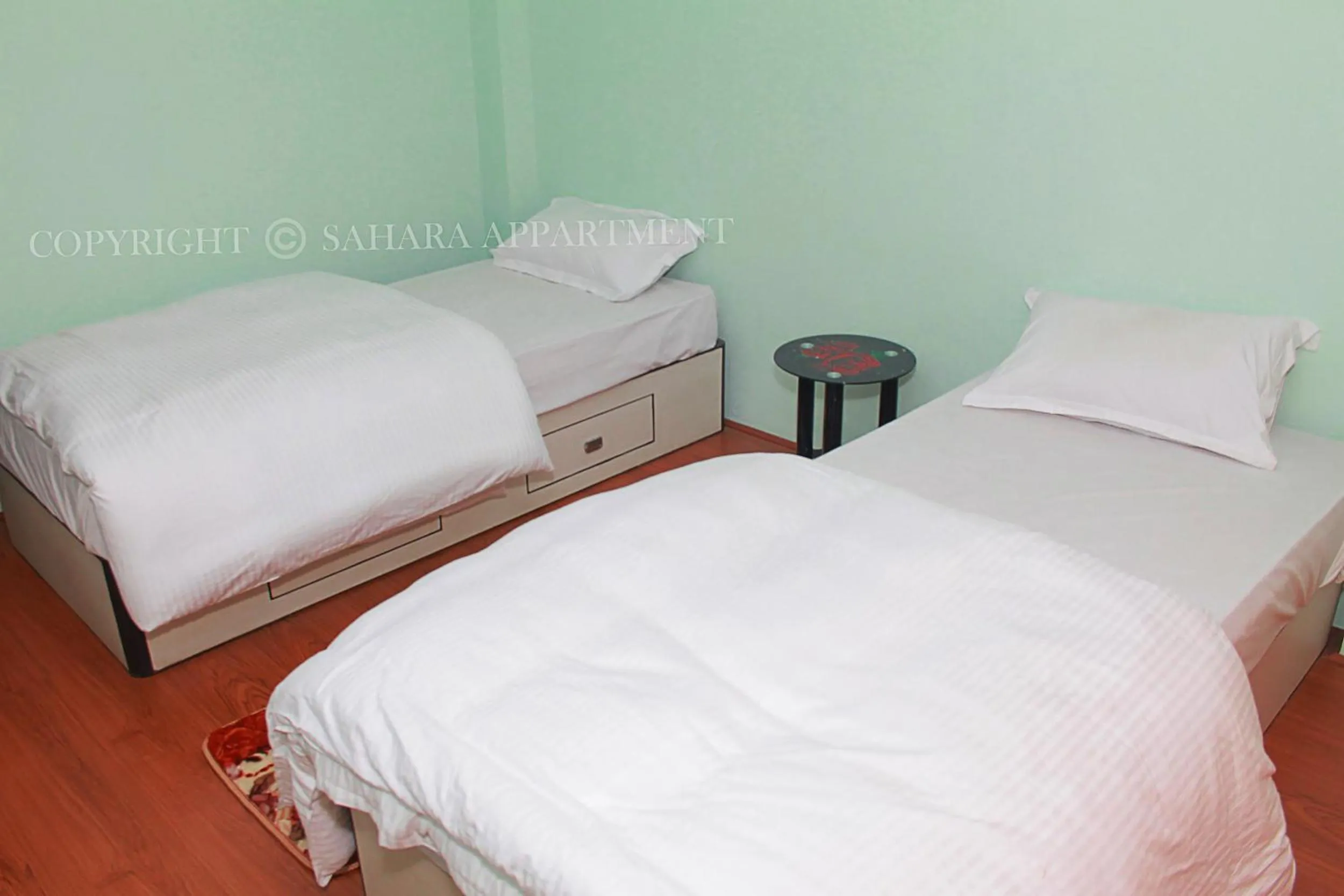 Bed in Sahara Apartment