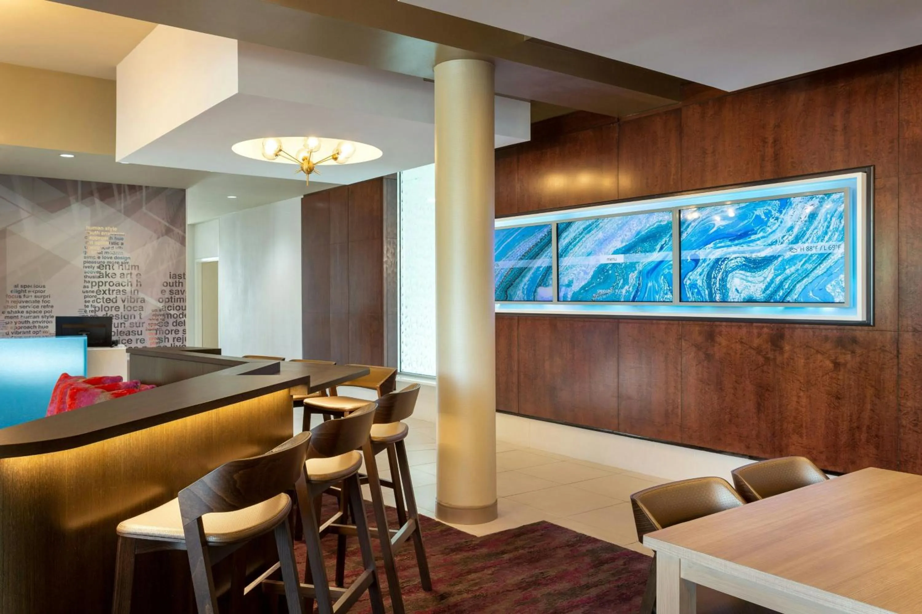 Lobby or reception in SpringHill Suites by Marriott Philadelphia Airport / Ridley Park