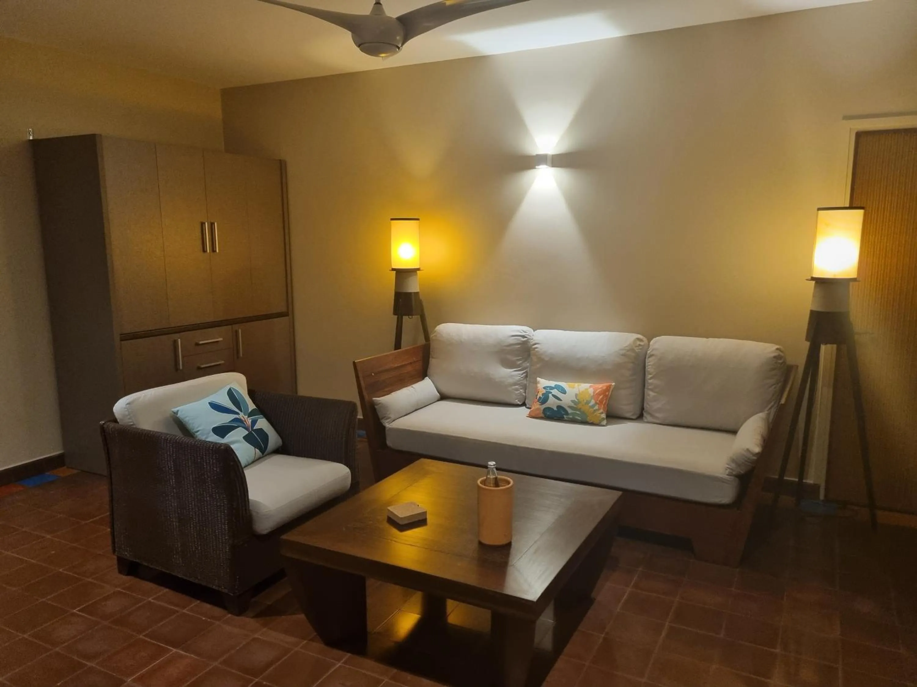 Living room in Les Villas du Lagon