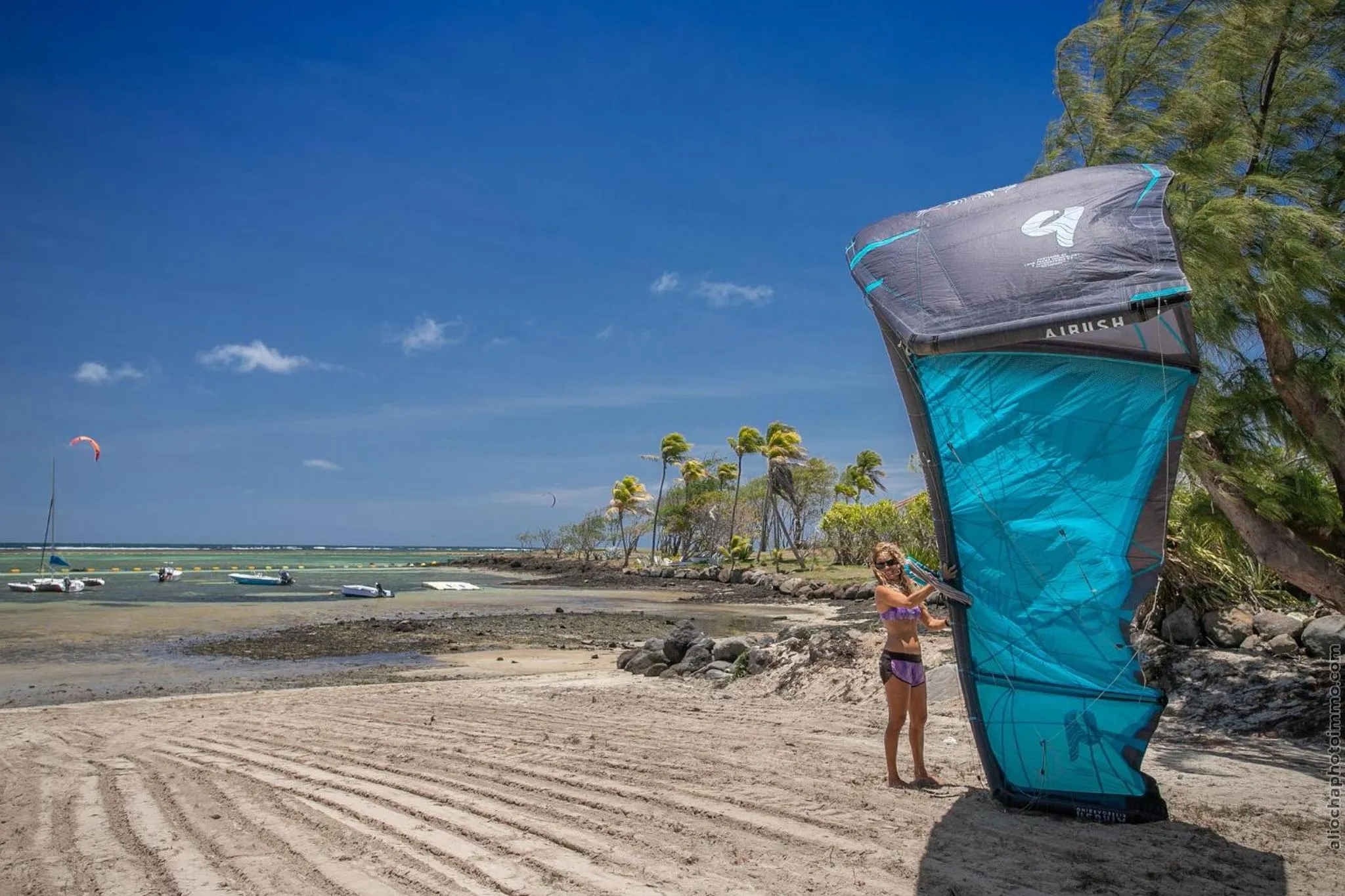 Beach in Les Villas du Lagon
