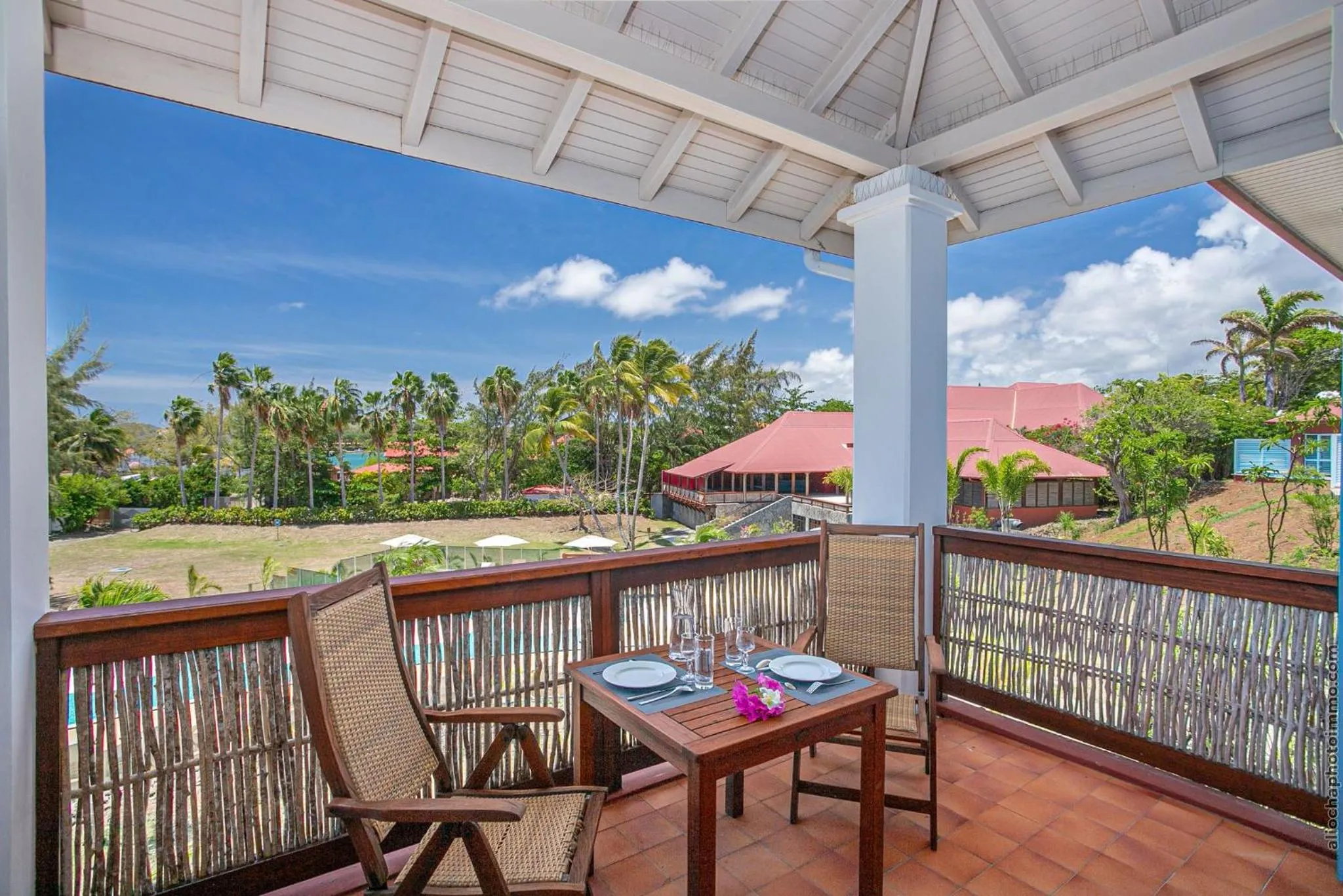 Patio in Les Villas du Lagon