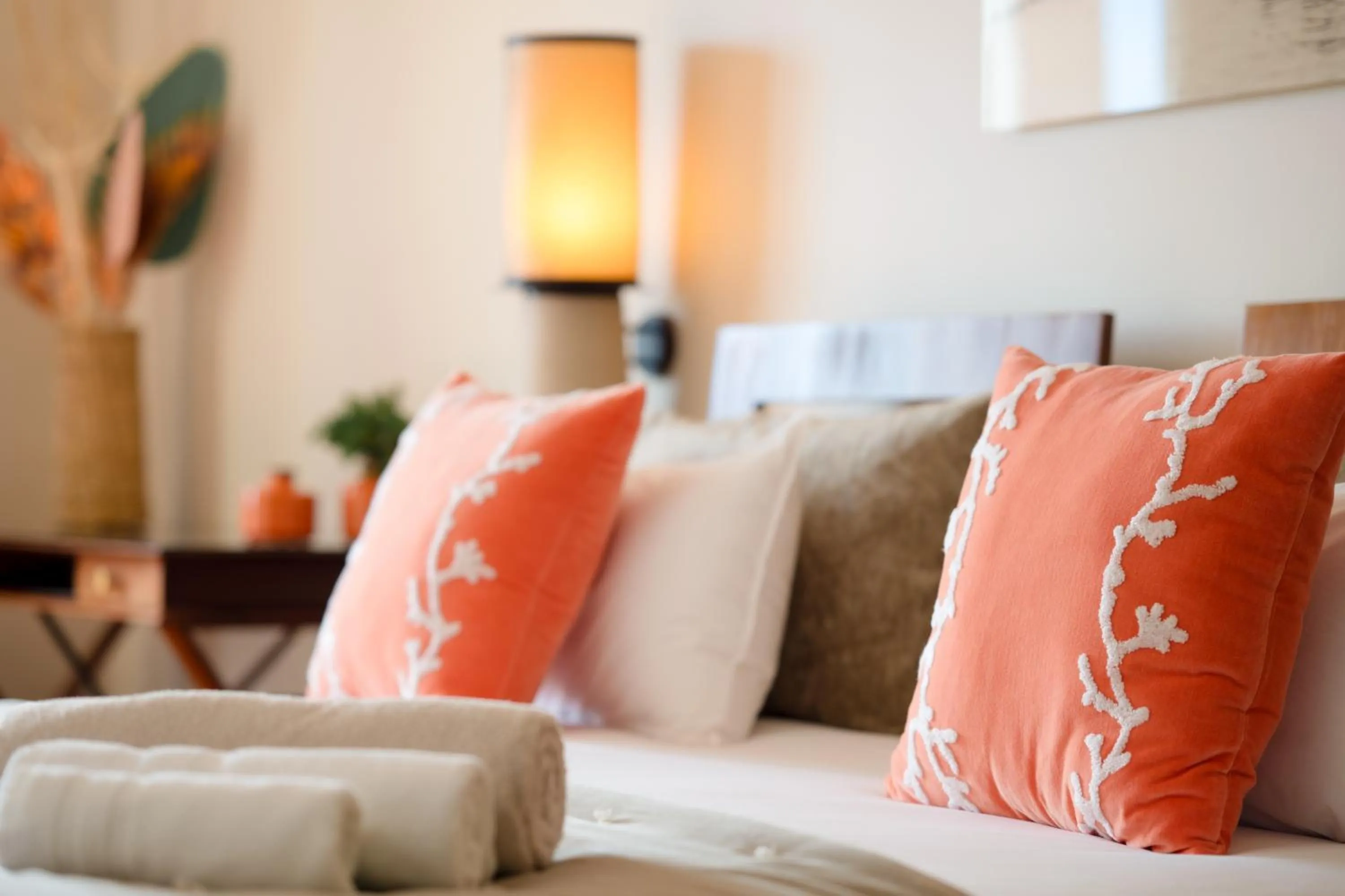 Bed in Les Villas du Lagon