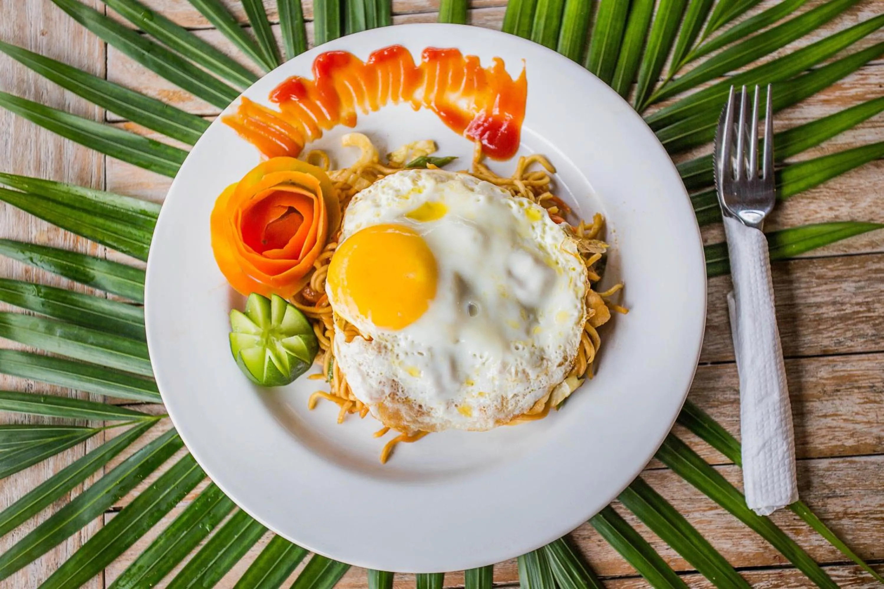 Food and drinks in The Syron Huts Lembongan