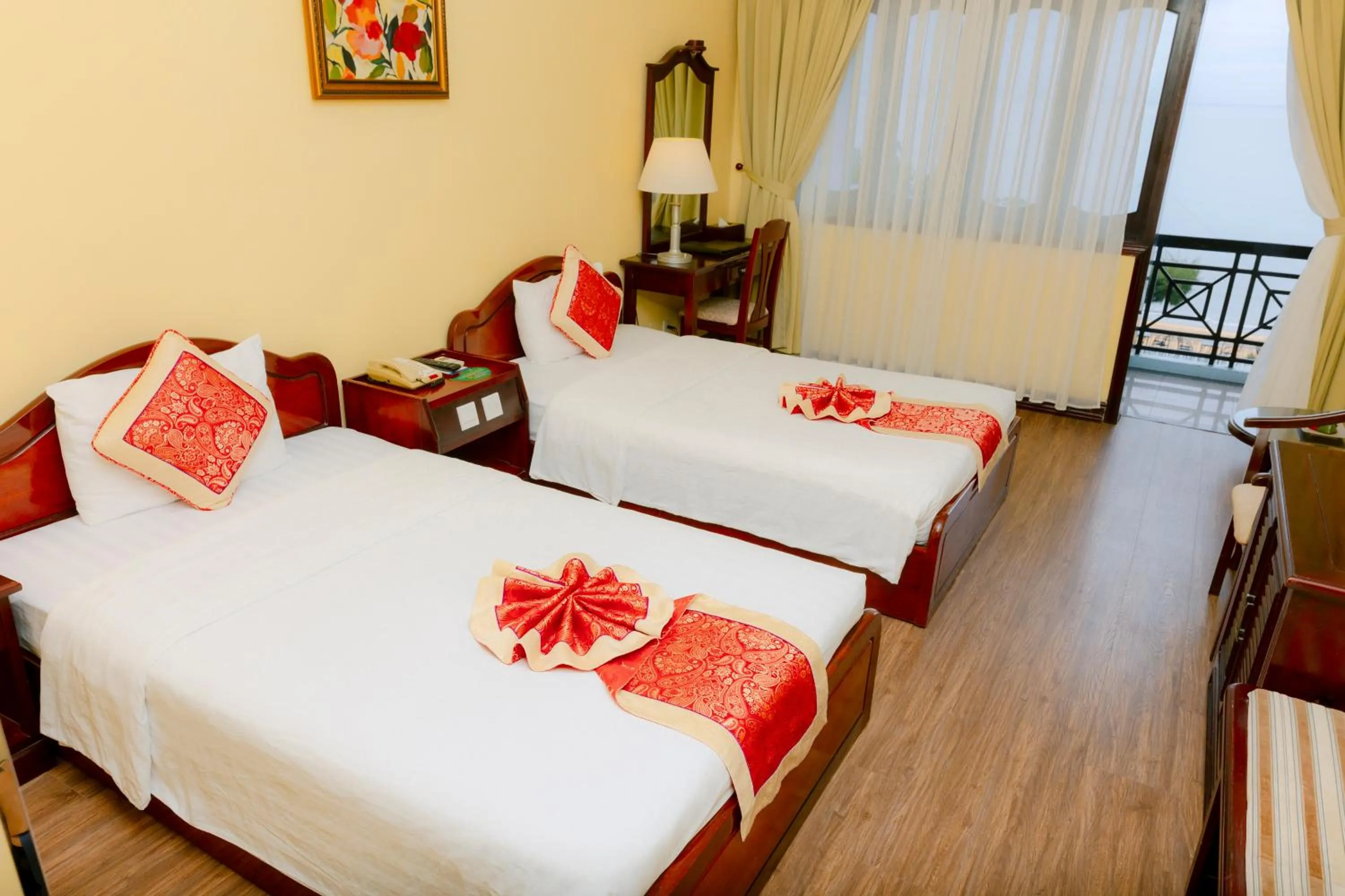 Bed in Seagull Hotel