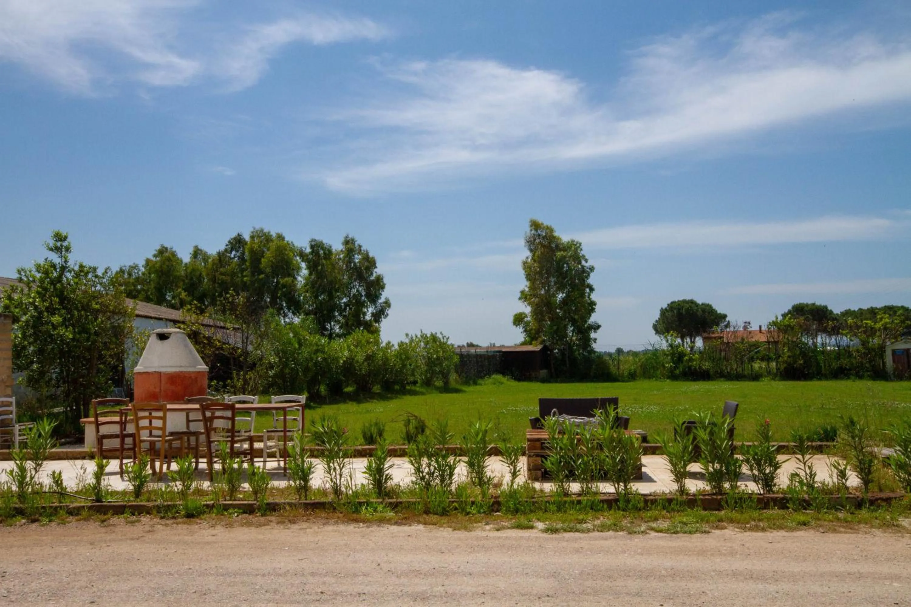 Garden view in Hotel Dory