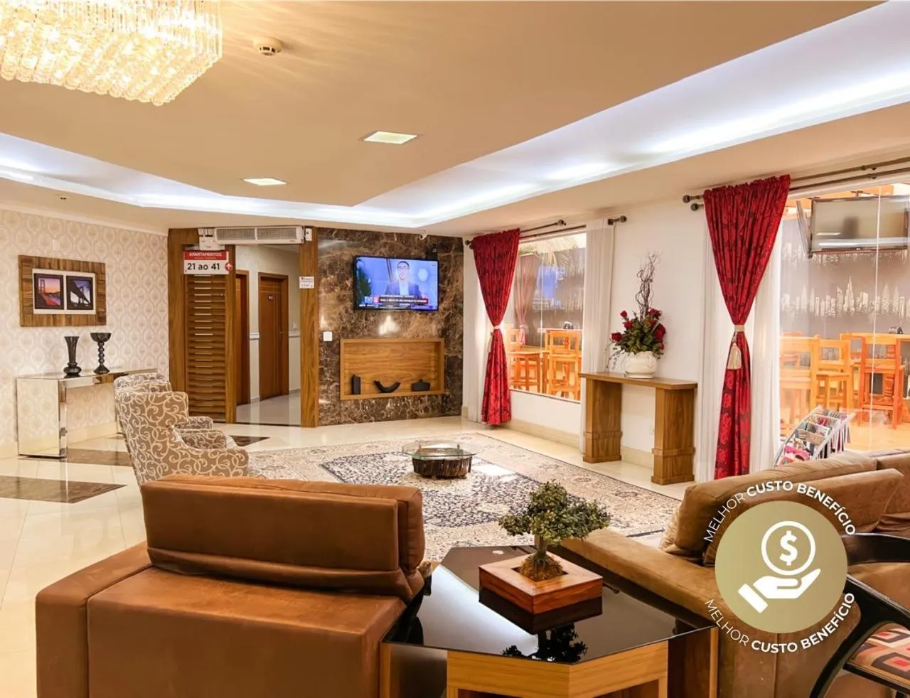 Lobby or reception in GoldMen Business Cianorte