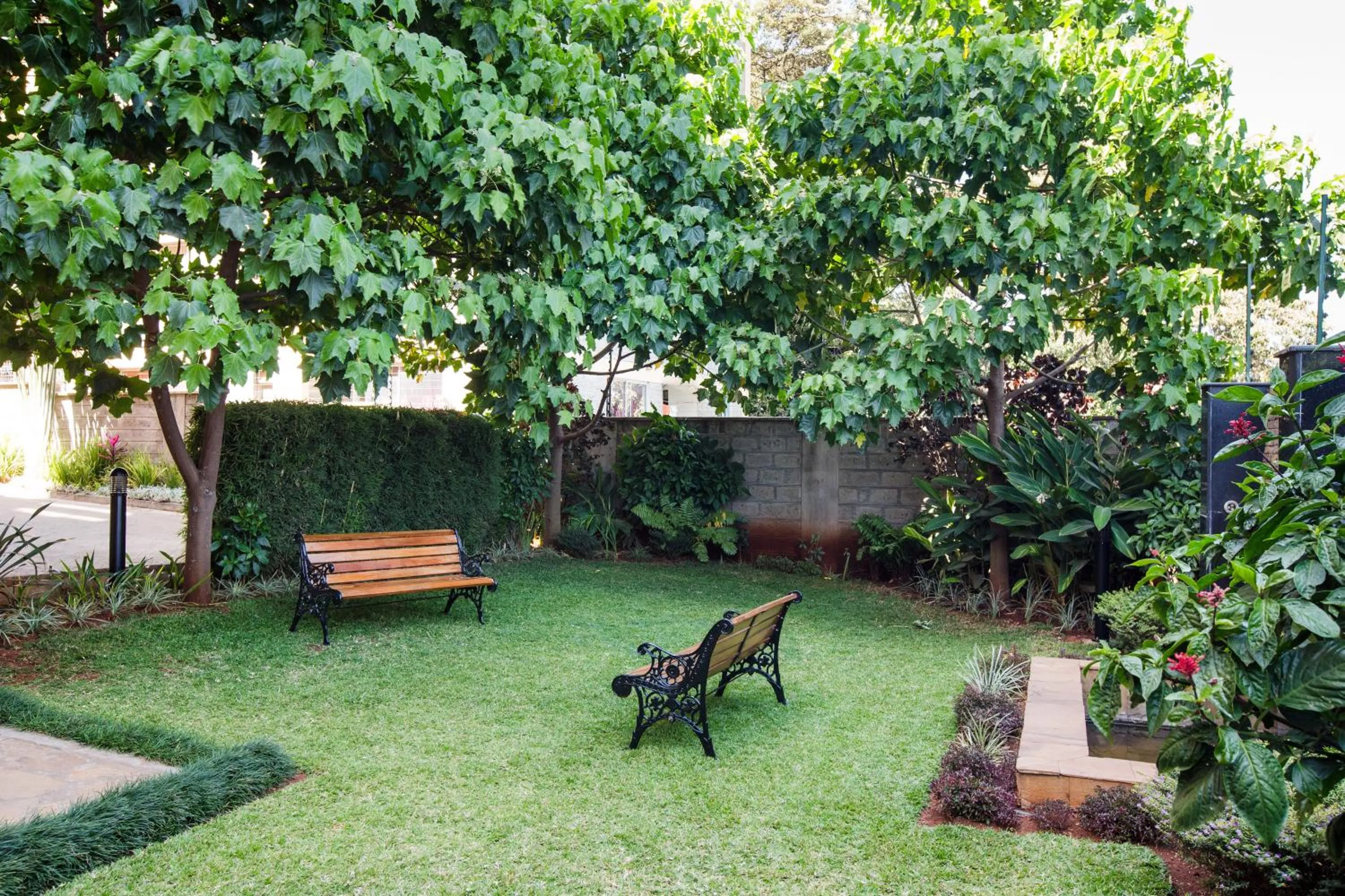 Garden view in Cozy Residences by Trianum