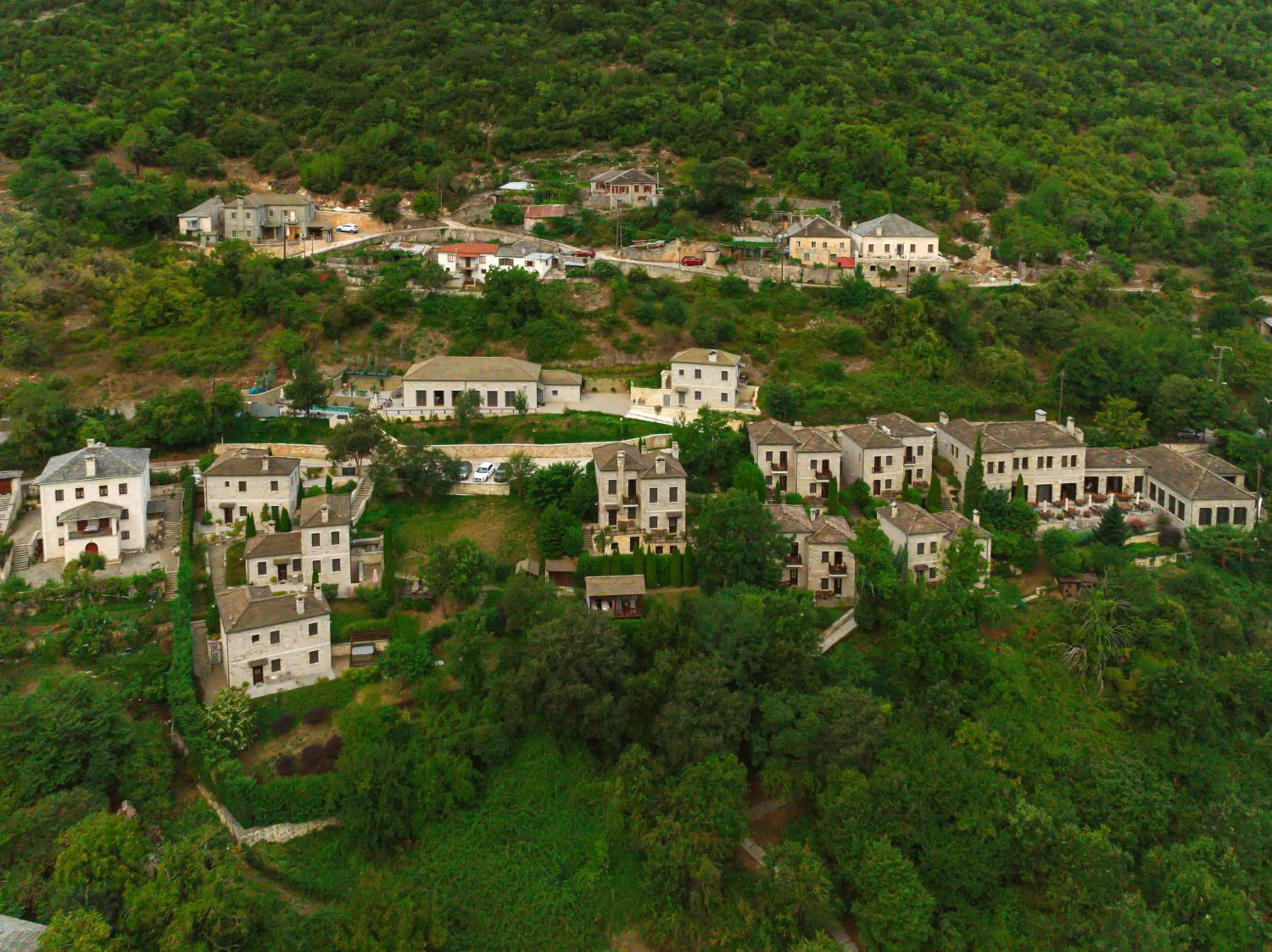 Bird's eye view in Aristi Mountain Resort