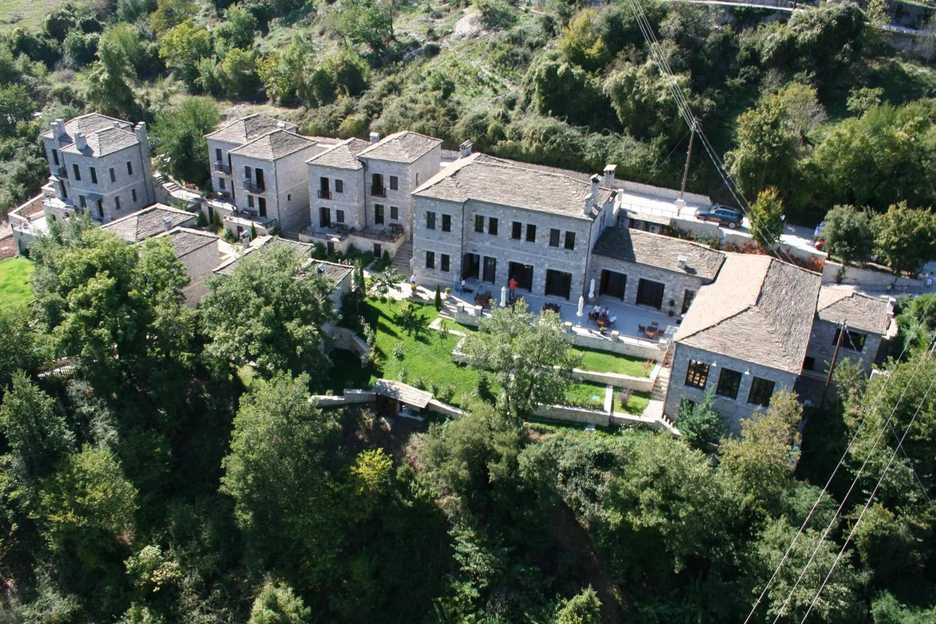 Bird's eye view in Aristi Mountain Resort