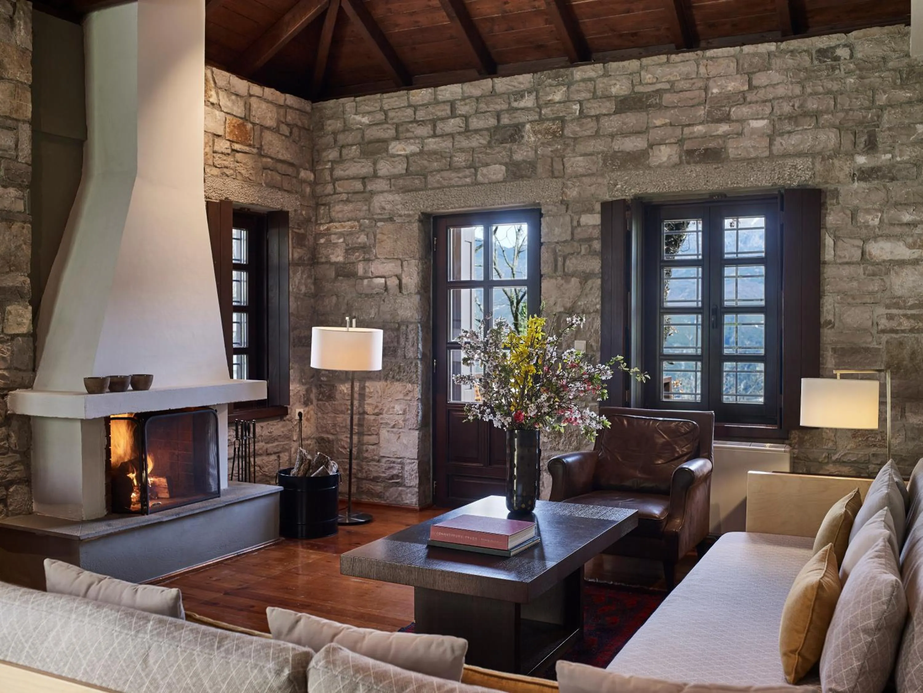 Living room in Aristi Mountain Resort