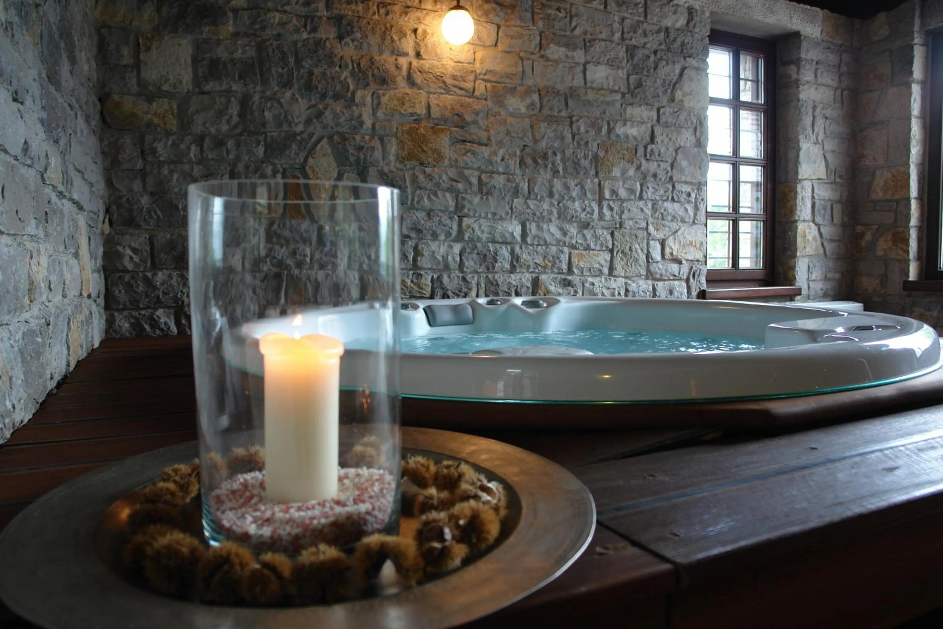 Hot Spring Bath in Aristi Mountain Resort