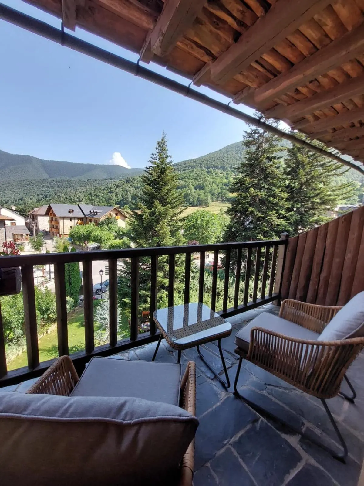 Balcony/Terrace in Hotel Saurat