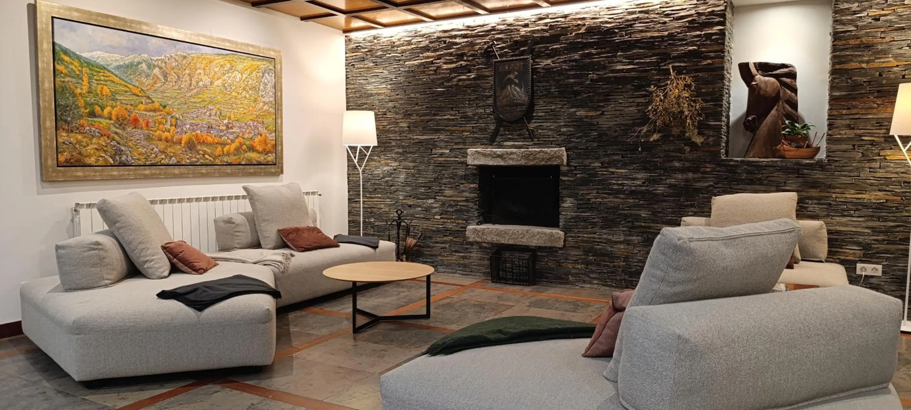 Living room in Hotel Saurat