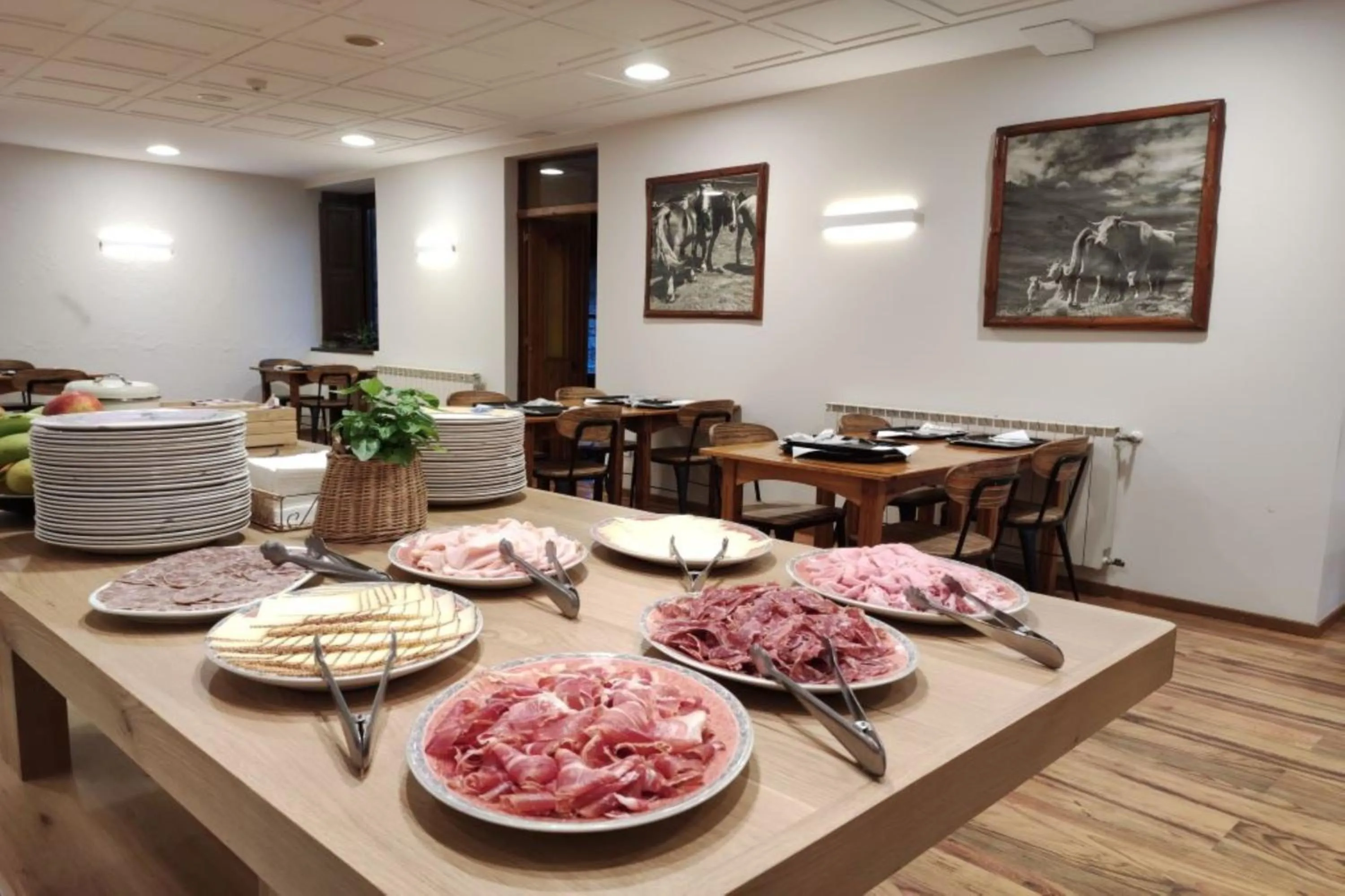 Buffet breakfast in Hotel Saurat