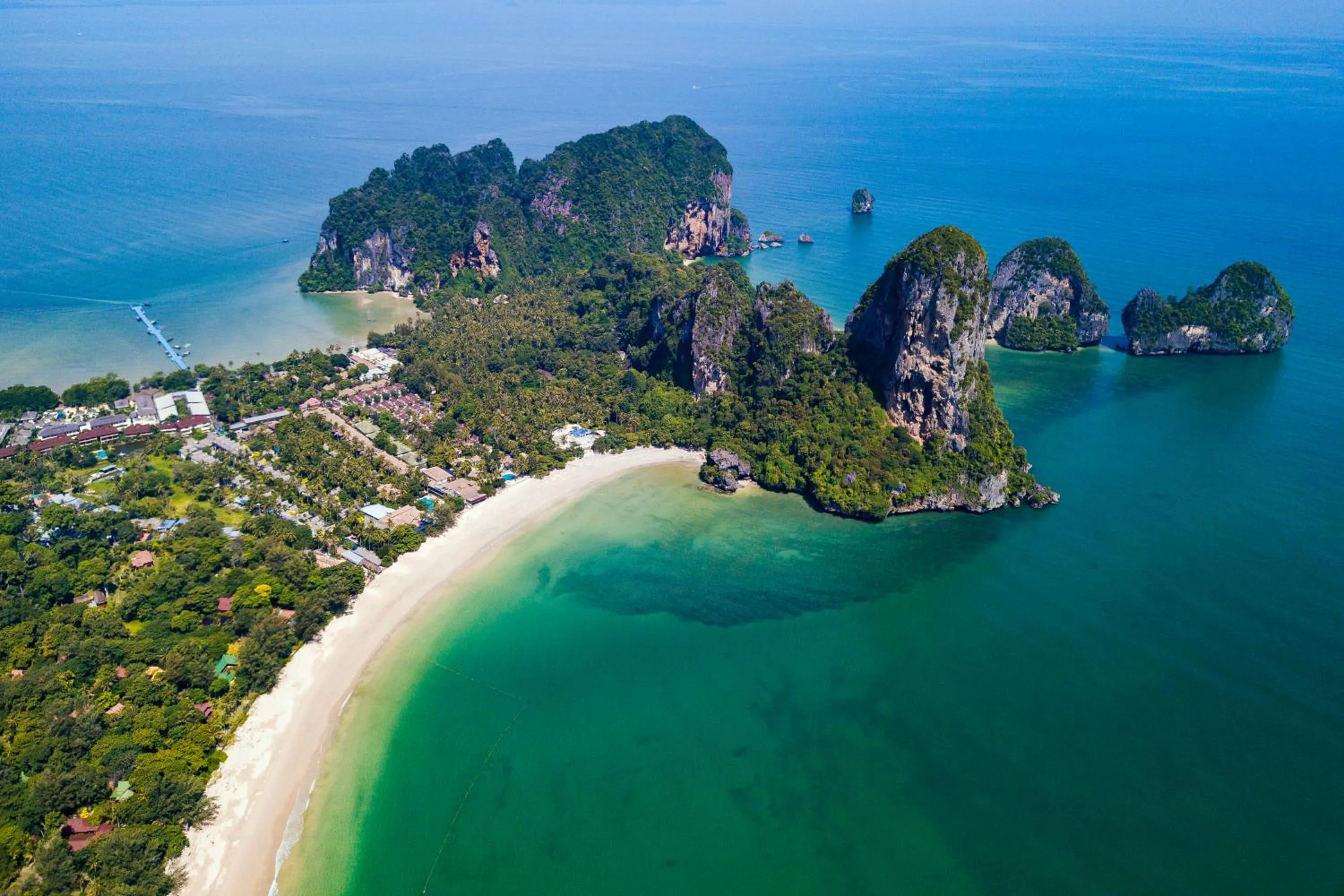 Sea view in Railay Village Resort and Spa