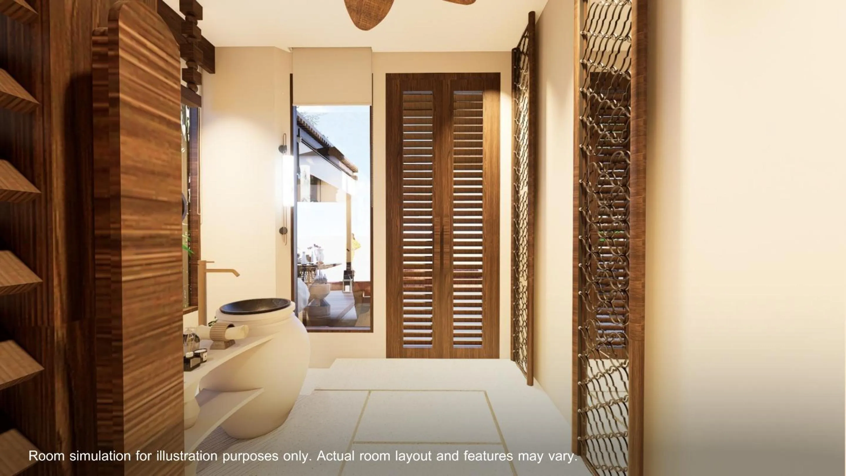 wardrobe in Railay Village Resort and Spa