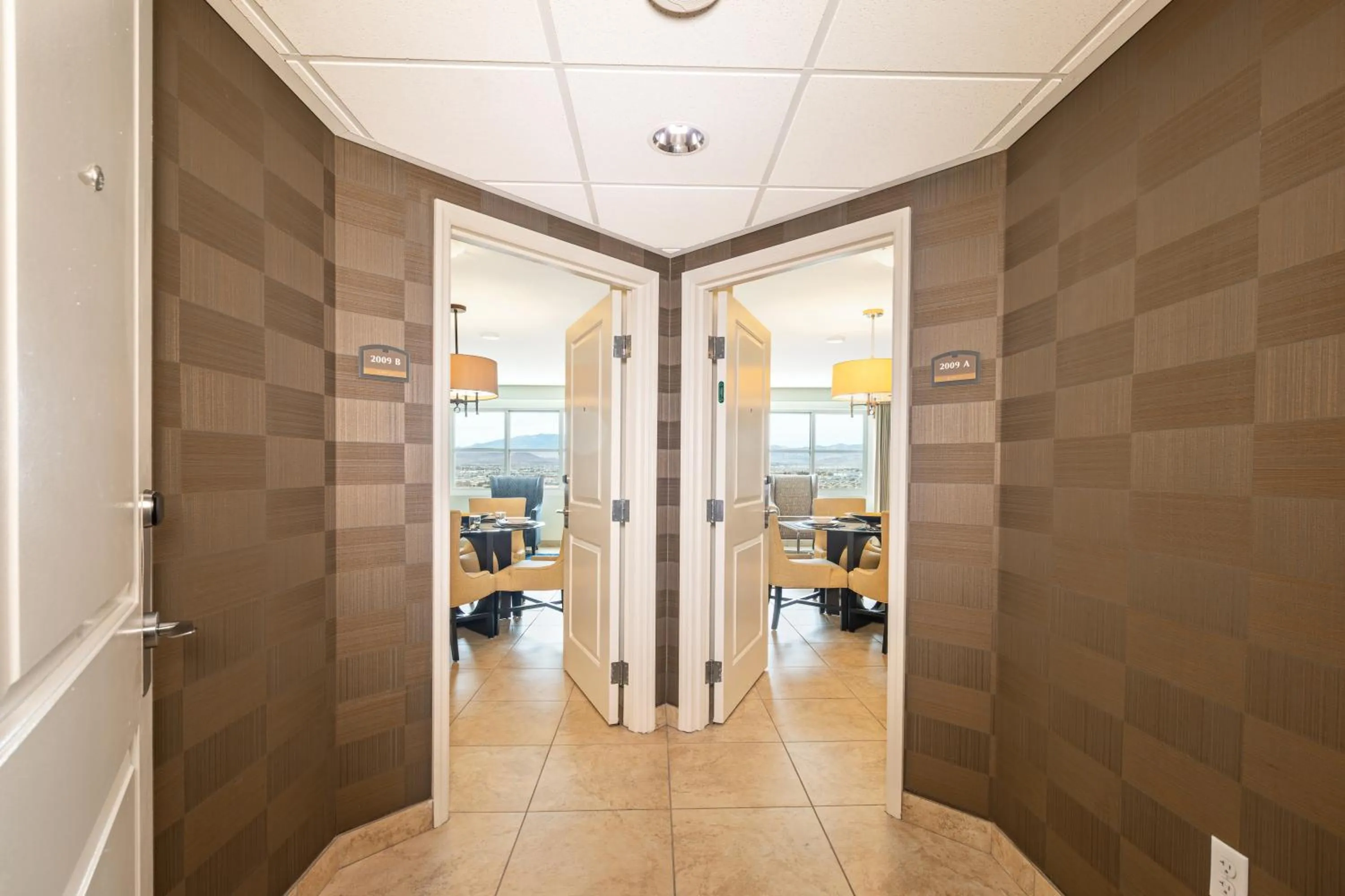 Living room in The Grandview at Las Vegas